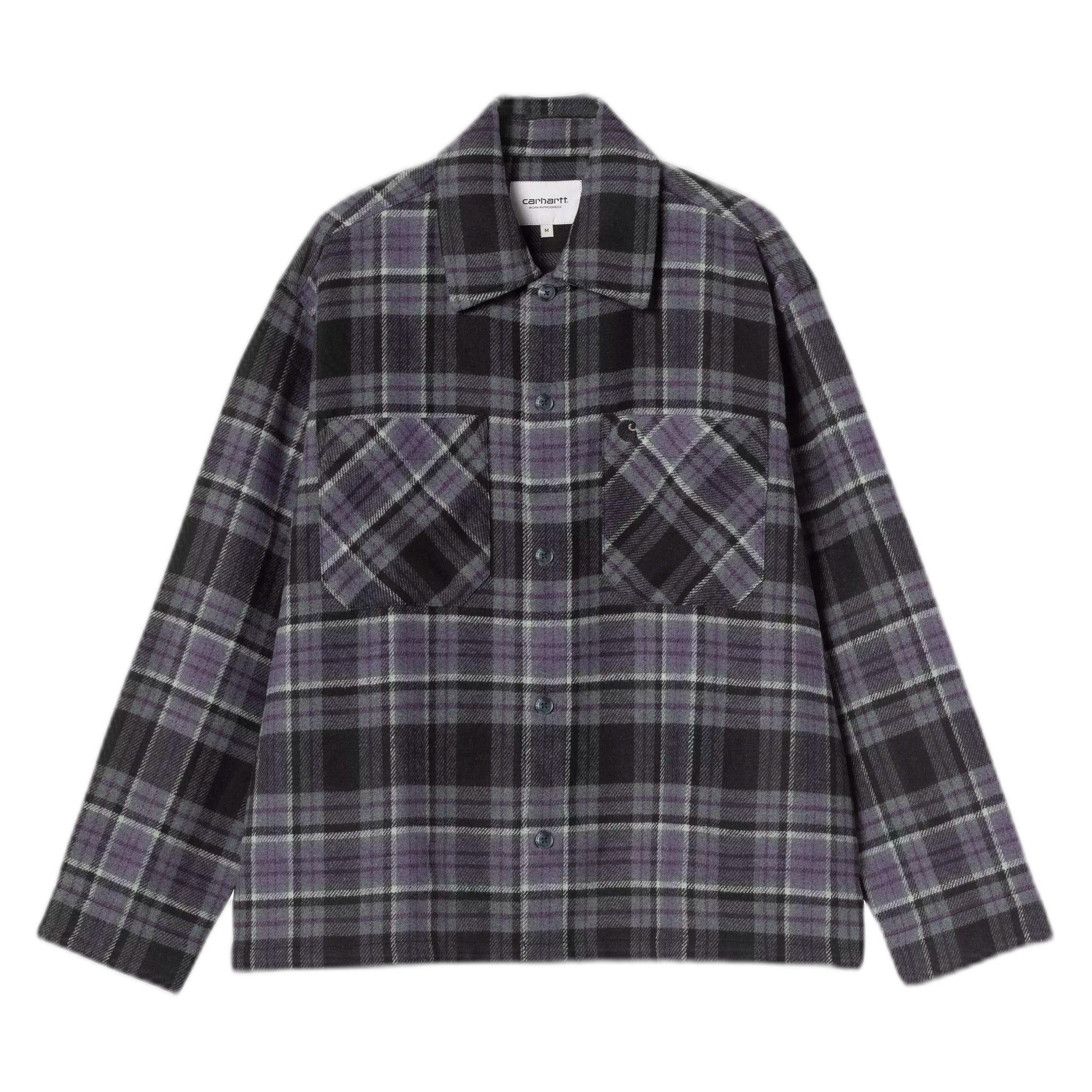 Camiseta Carhartt Wip I / s camisa parson - cheque parson / Shady morado