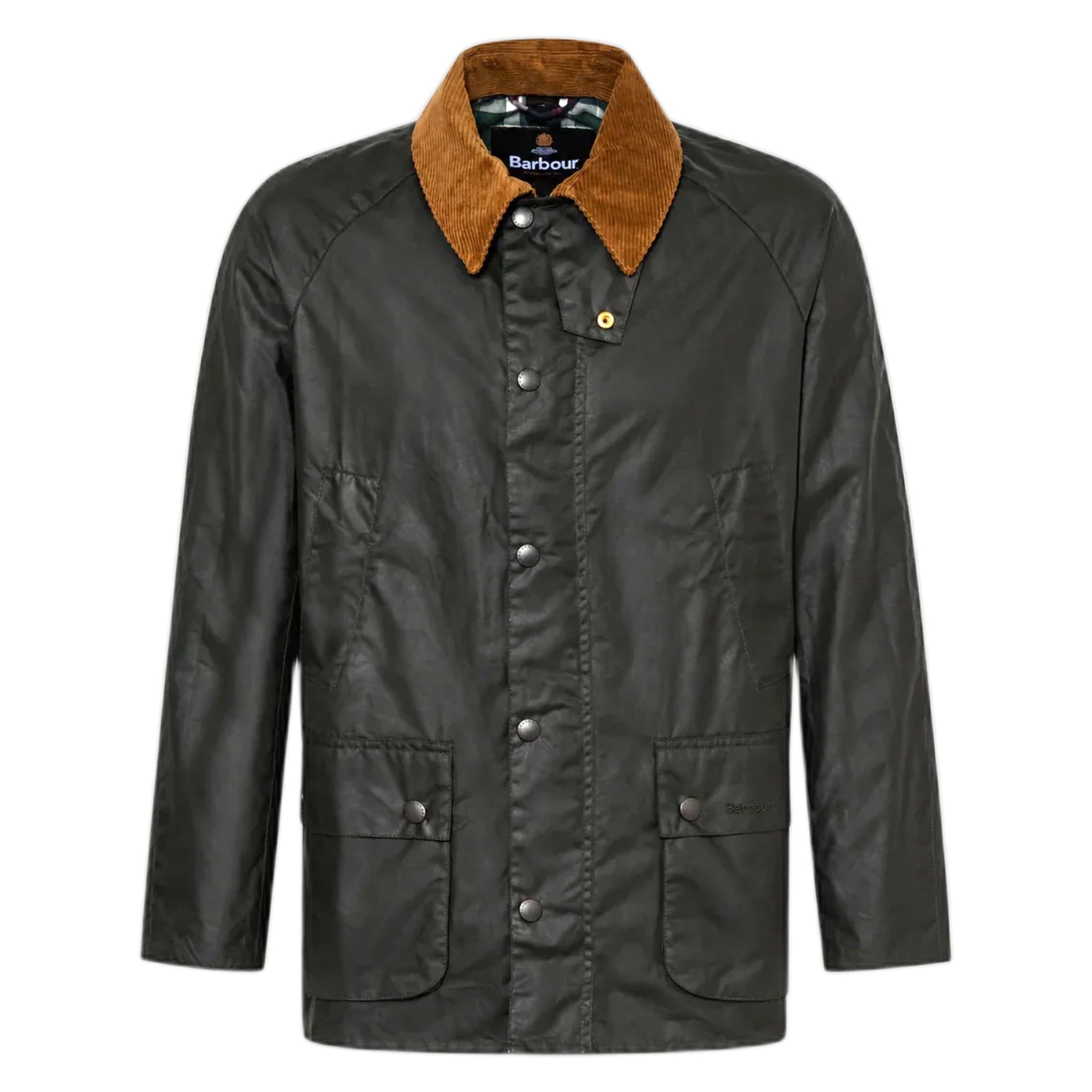 giacca barbour festive ashby wax jacket - sage / evergreen