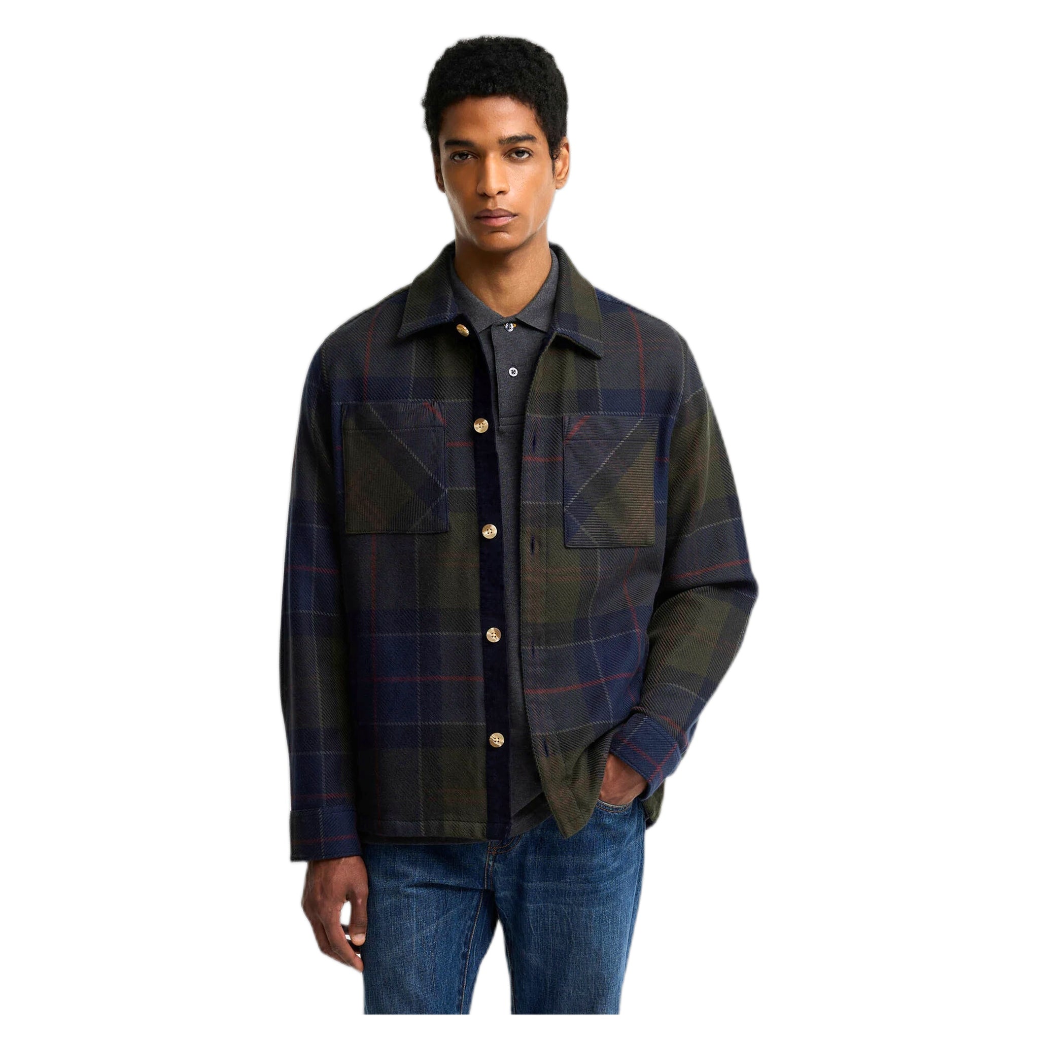 Shirt Hemd Barbour Überdimensionales Tartan Overshirt - Schattenklassiker tartan