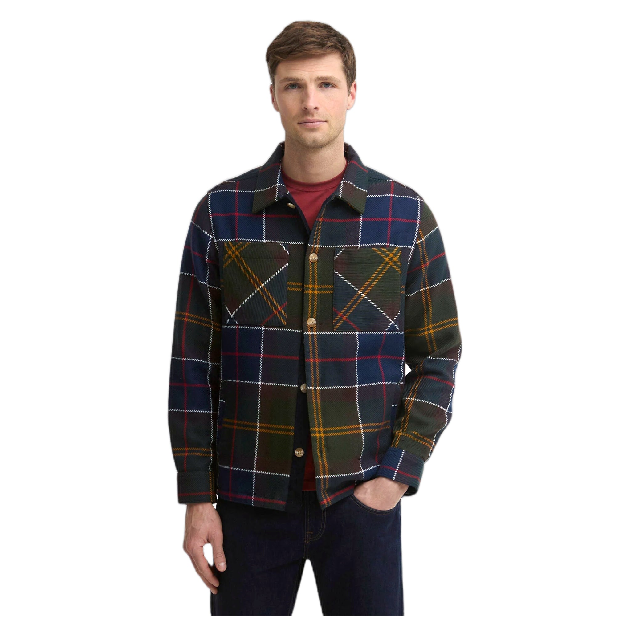 Overhemd Barbour oversized tartan overshirt - klassiek tartan