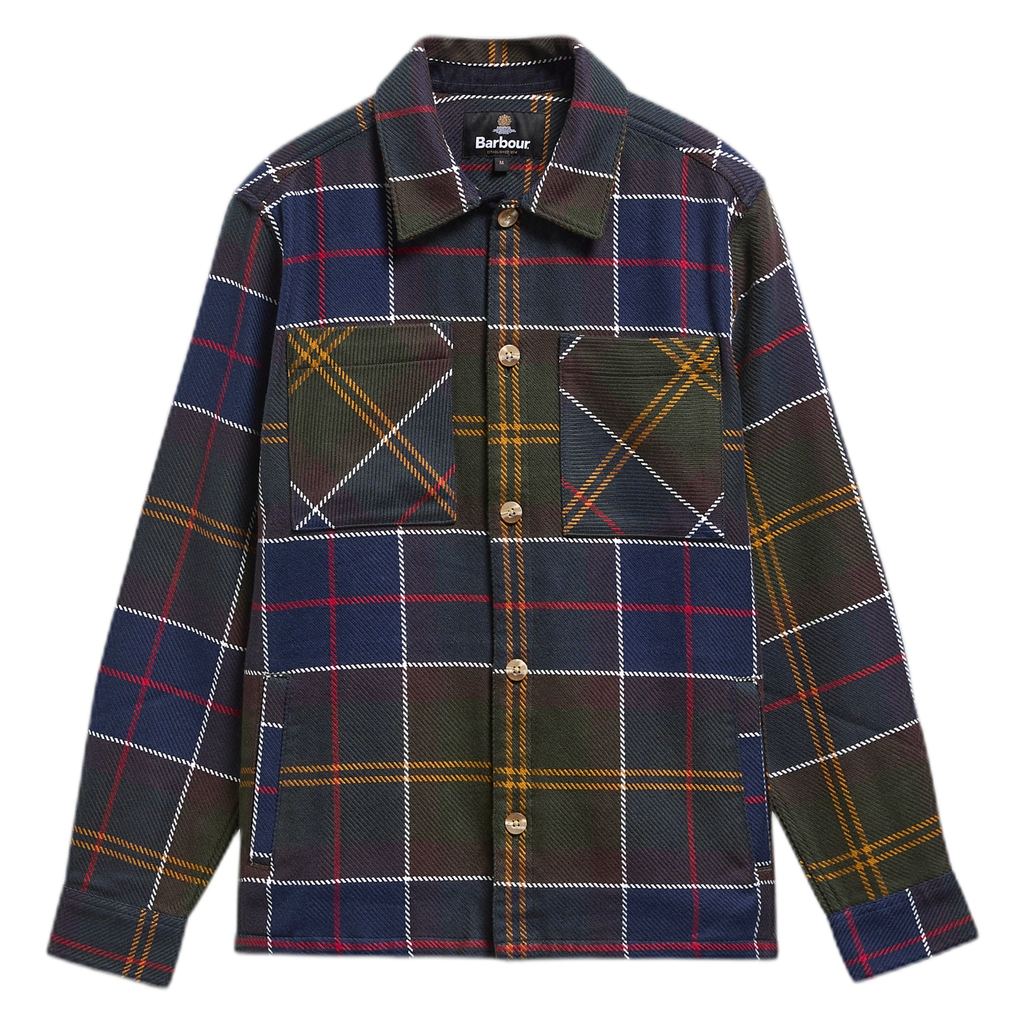 Overhemd Barbour oversized tartan overshirt - klassiek tartan