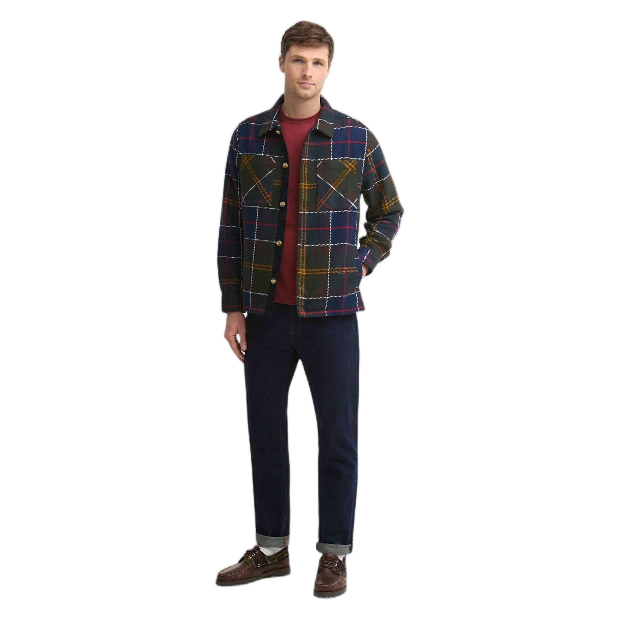 Overhemd Barbour oversized tartan overshirt - klassiek tartan