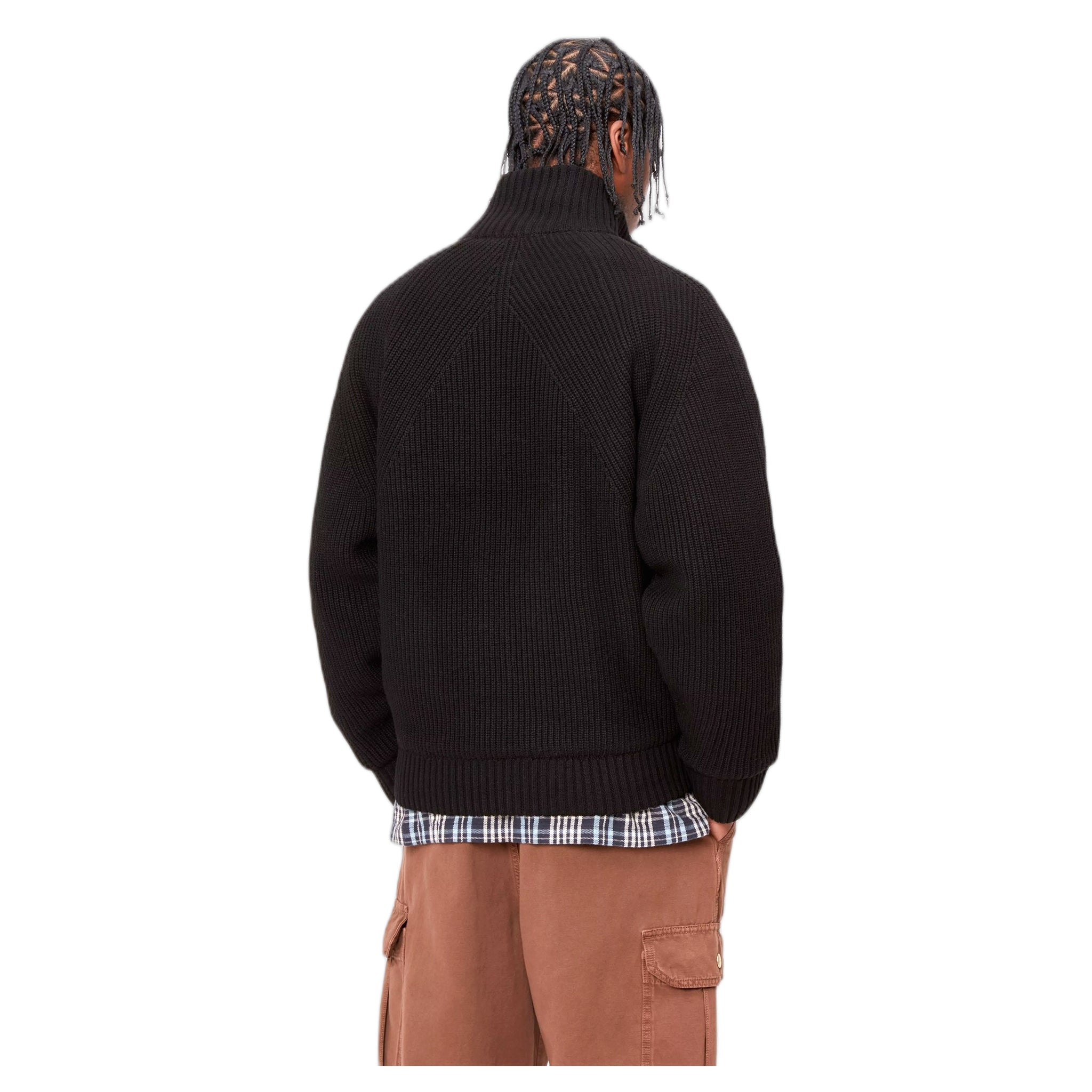 chaqueta suéter carhartt banley - negro