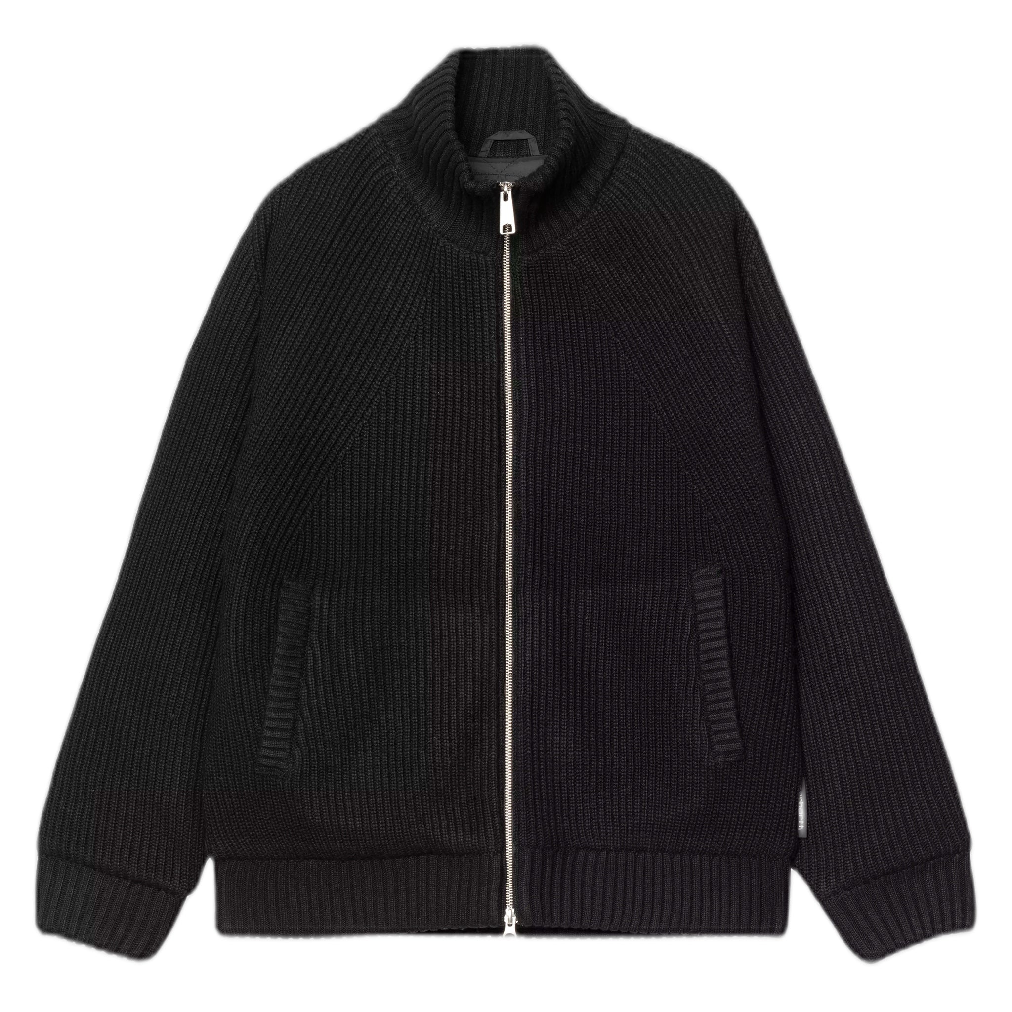 chaqueta suéter carhartt banley - negro