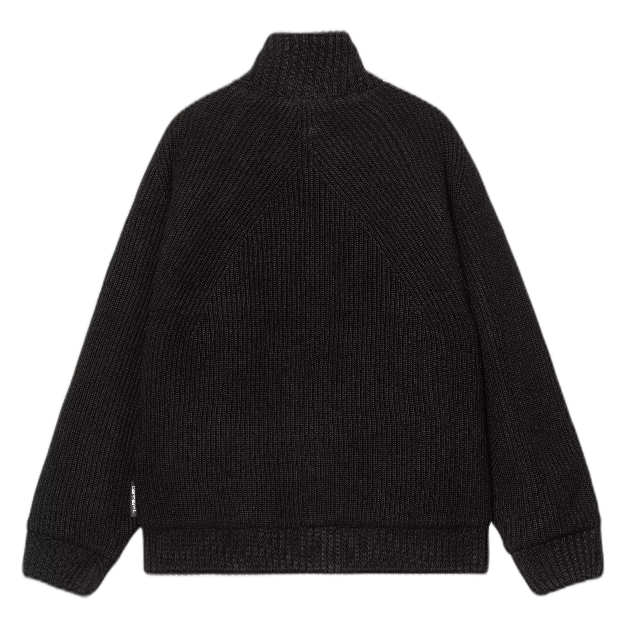 chaqueta suéter carhartt banley - negro
