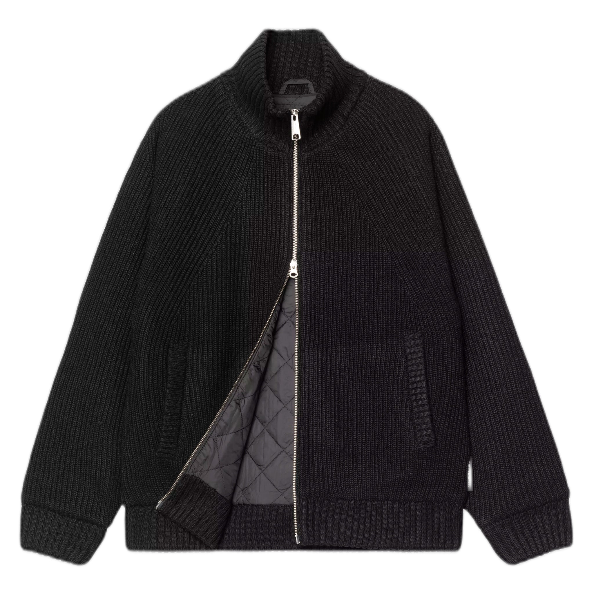 chaqueta suéter carhartt banley - negro