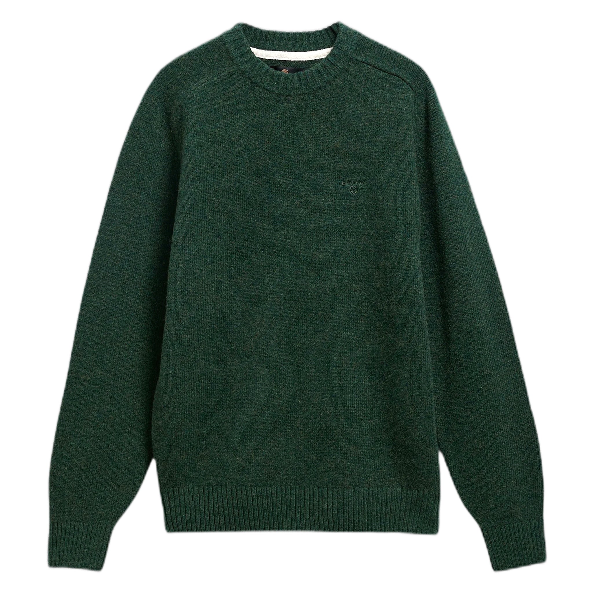maglione barbour newton crew neck sweater - sage