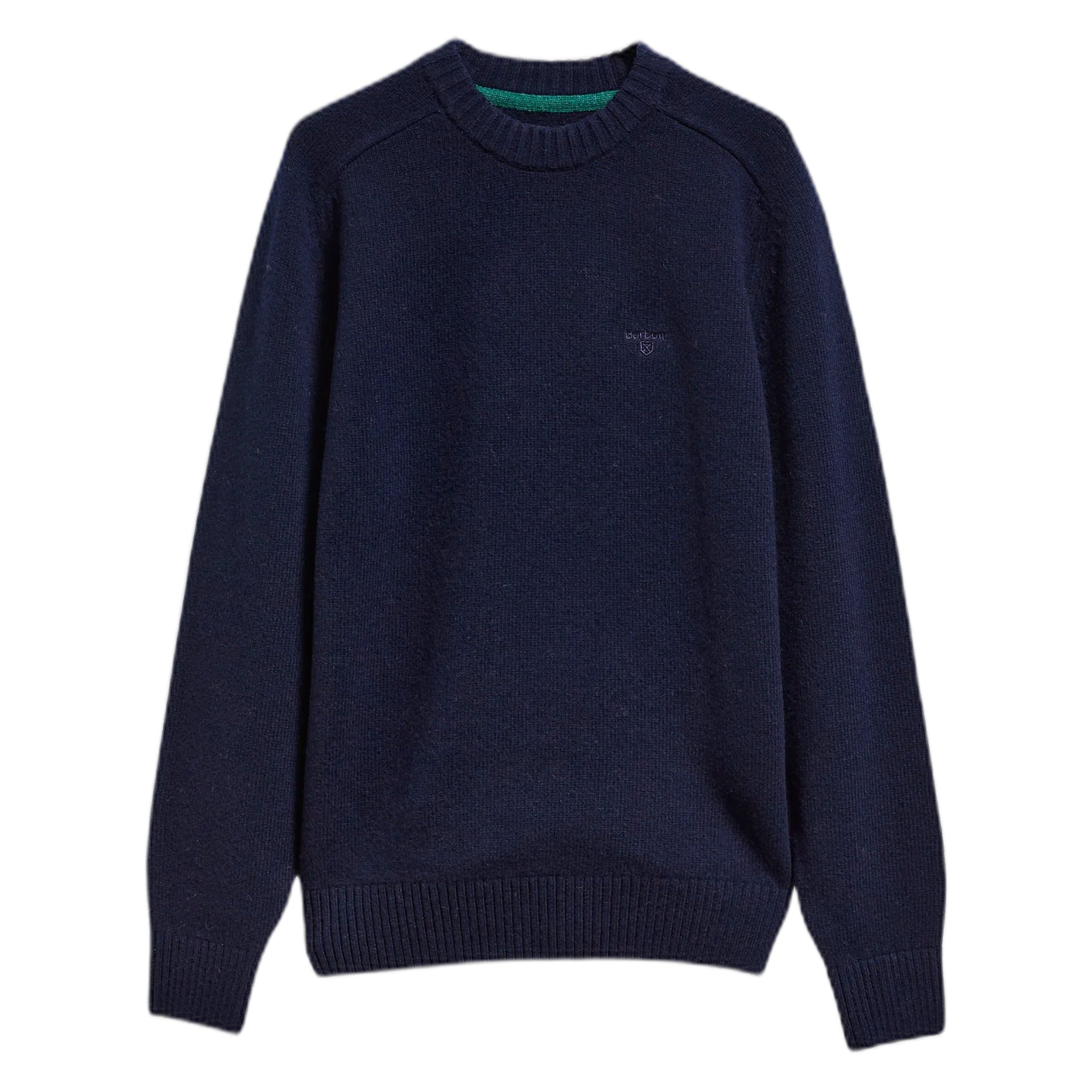 maglione barbour newton crew neck sweater - navy
