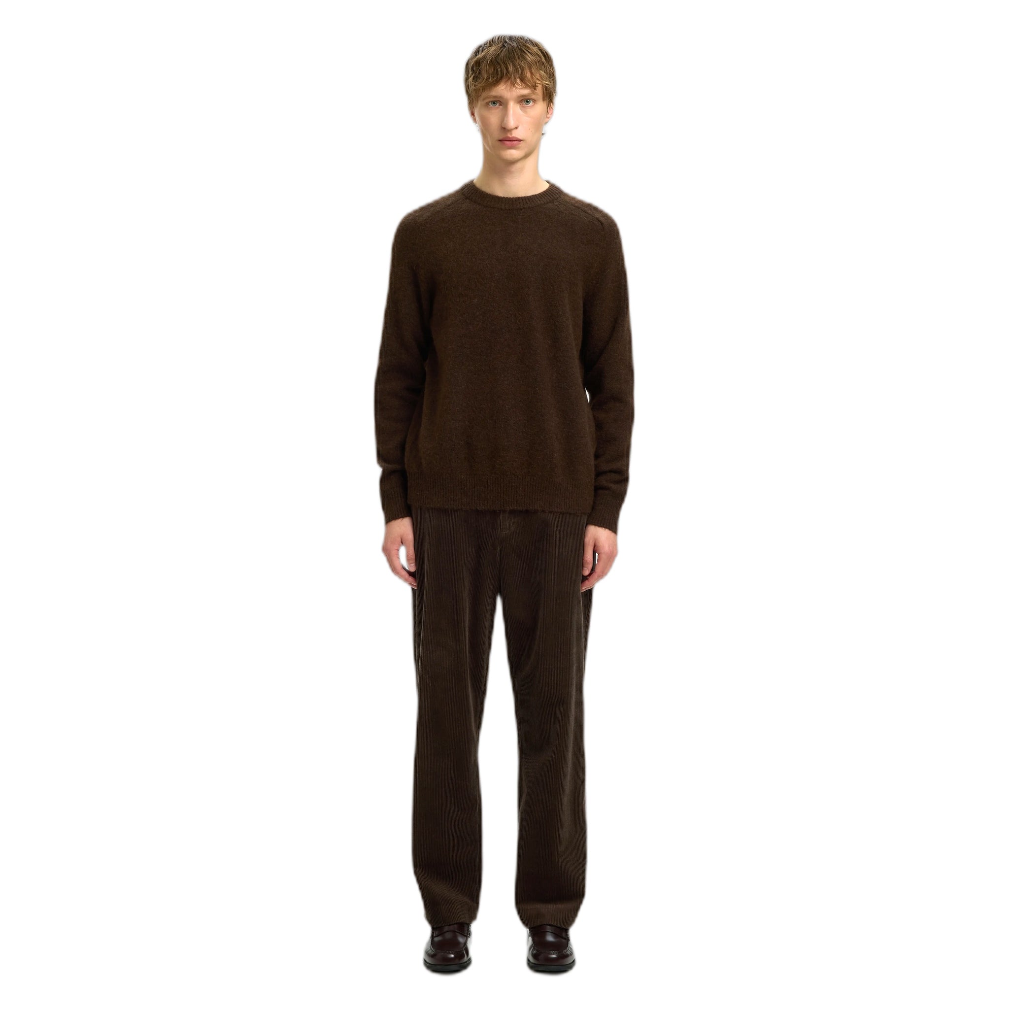 sweater Selected homme rai ls knit reg neck crew - delicioso