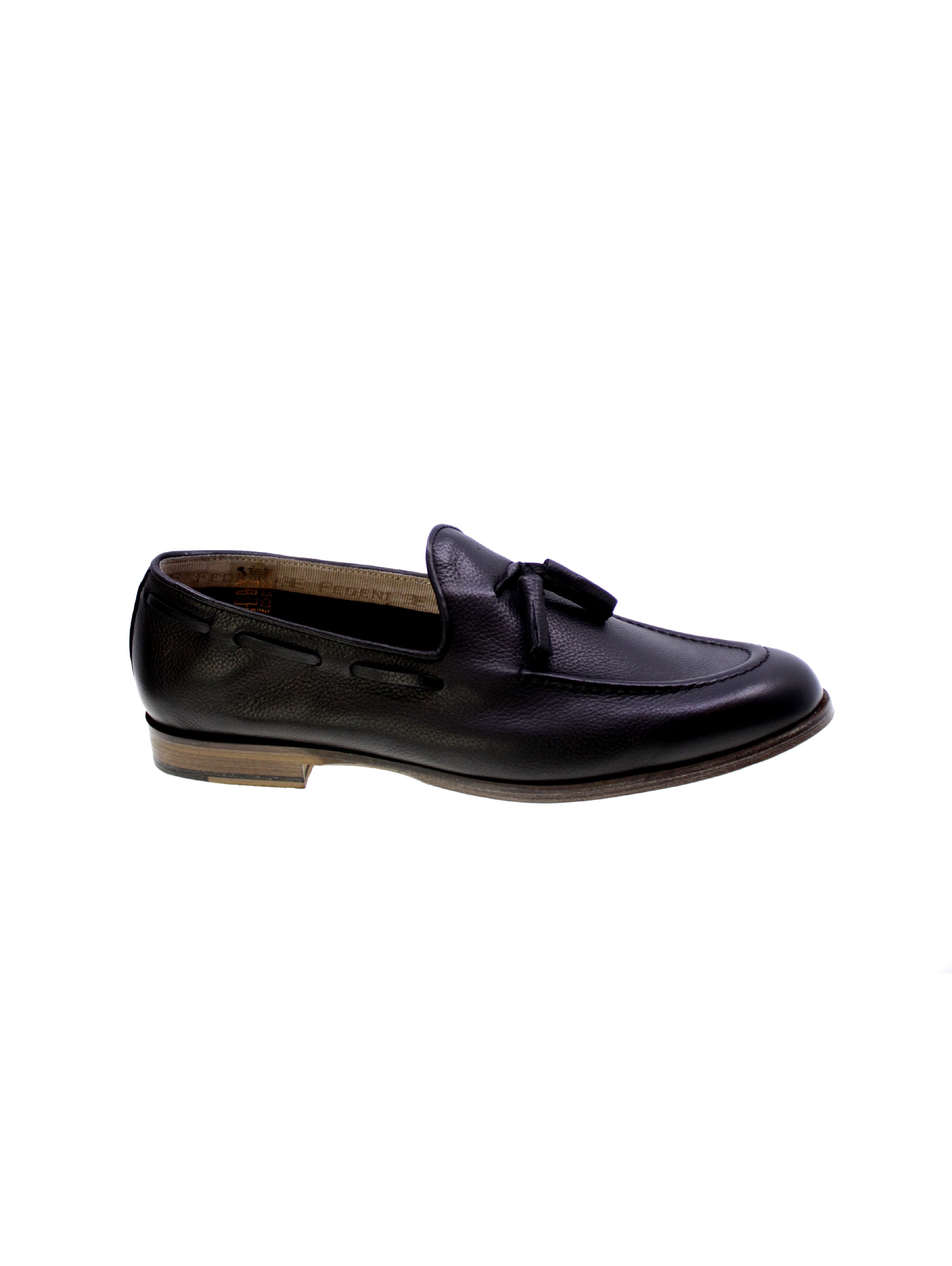 Fedeni Halbschuh Nappaleder Herren schwarz Gemito01 - Bild 7 von 12