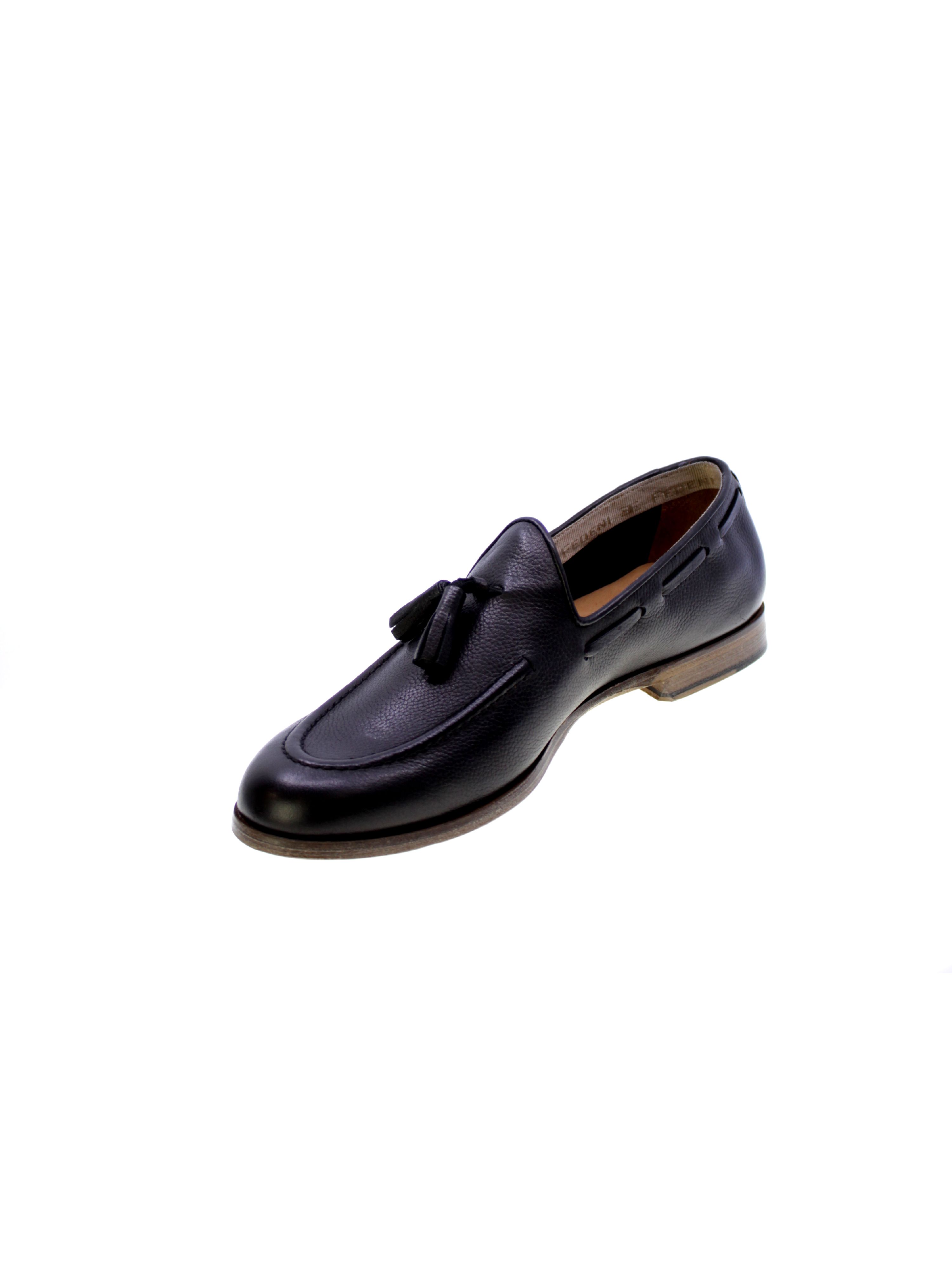 Fedeni Halbschuh Nappaleder Herren schwarz Gemito01 - Bild 9 von 12