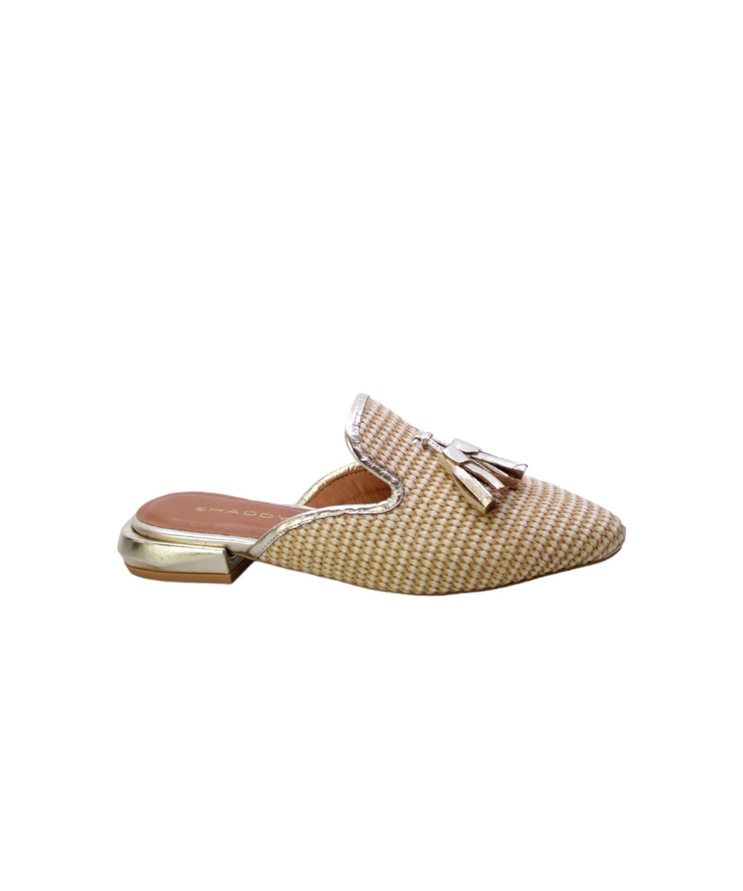 Shaddy Mocassino Sabot Donna Naturale/Oro 115246300 - Imagen 7 de 12