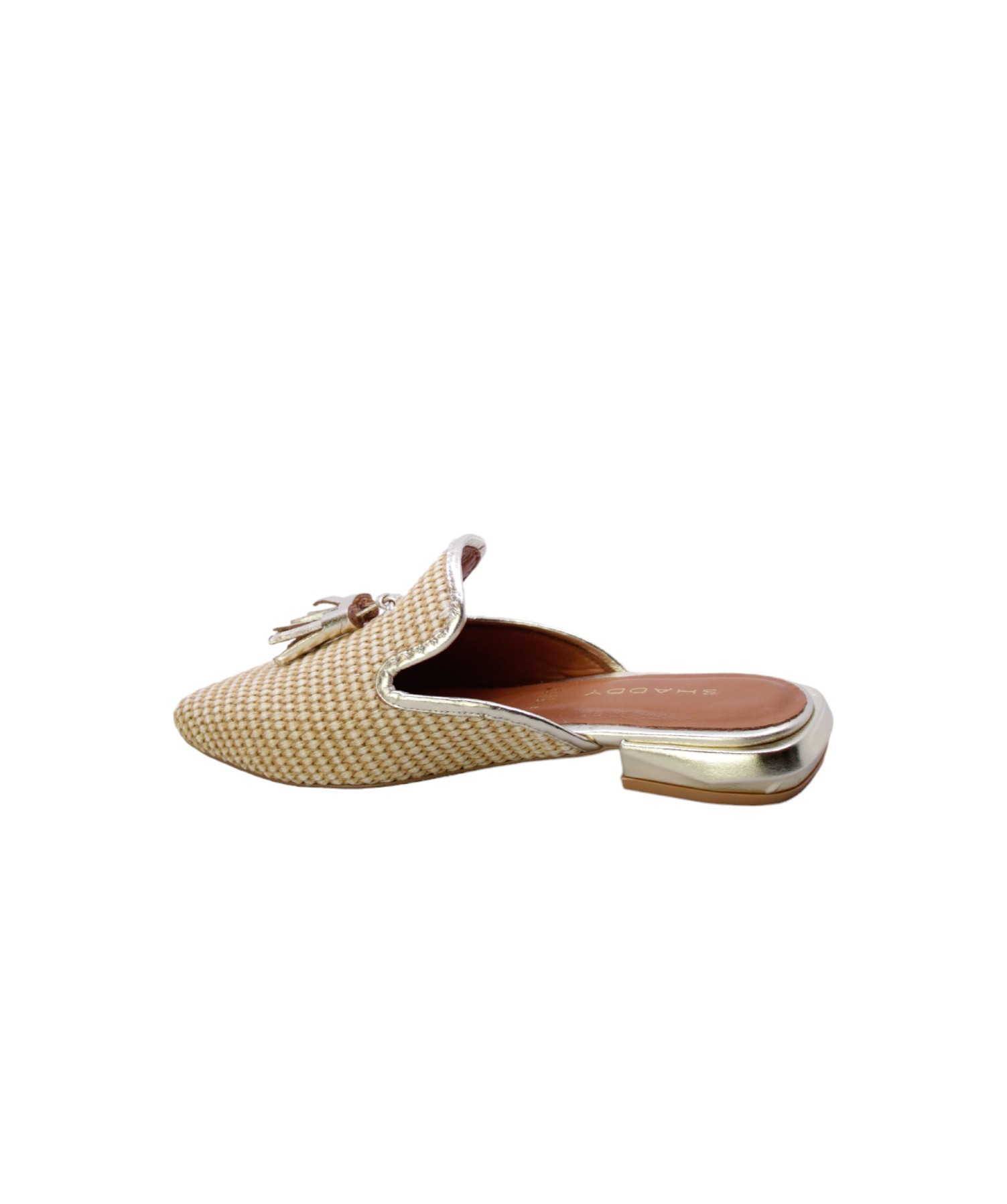 Shaddy Mocassino Sabot Donna Naturale/Oro 115246300 - Imagen 10 de 12