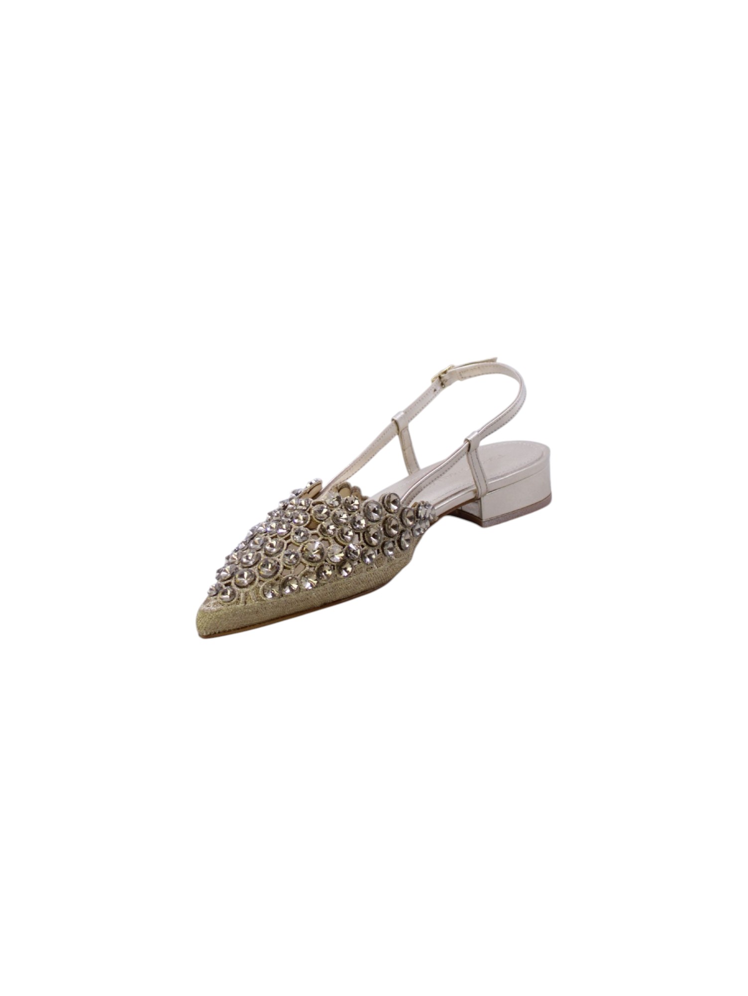 Tsakiris mallas Decollete Basso Tallone Aperto Donna Or - Imagen 9 de 12