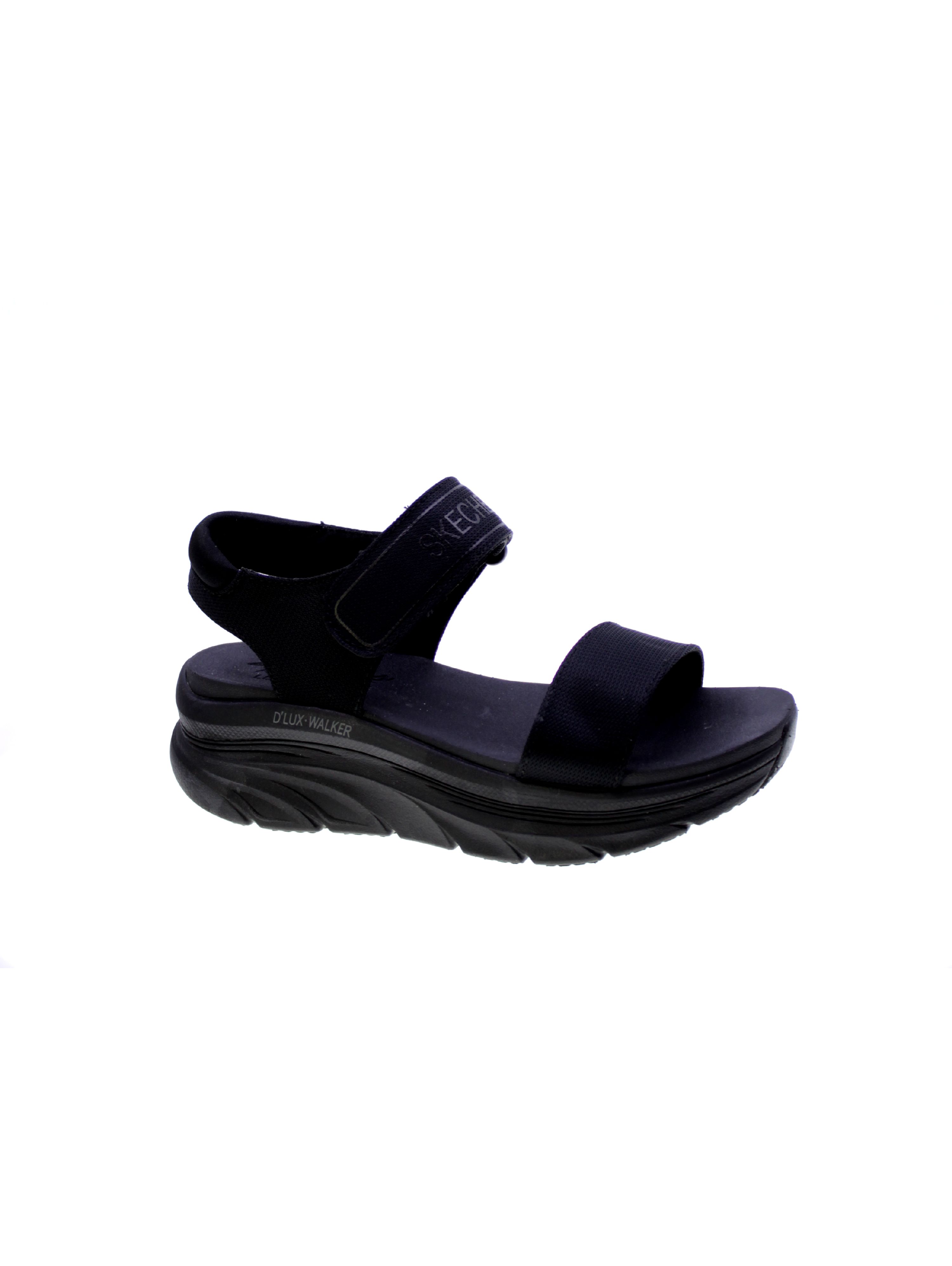 Skechers Sandalo Donna Nero 119226bbk/25 D'Lux Walk New - Imagen 7 de 12