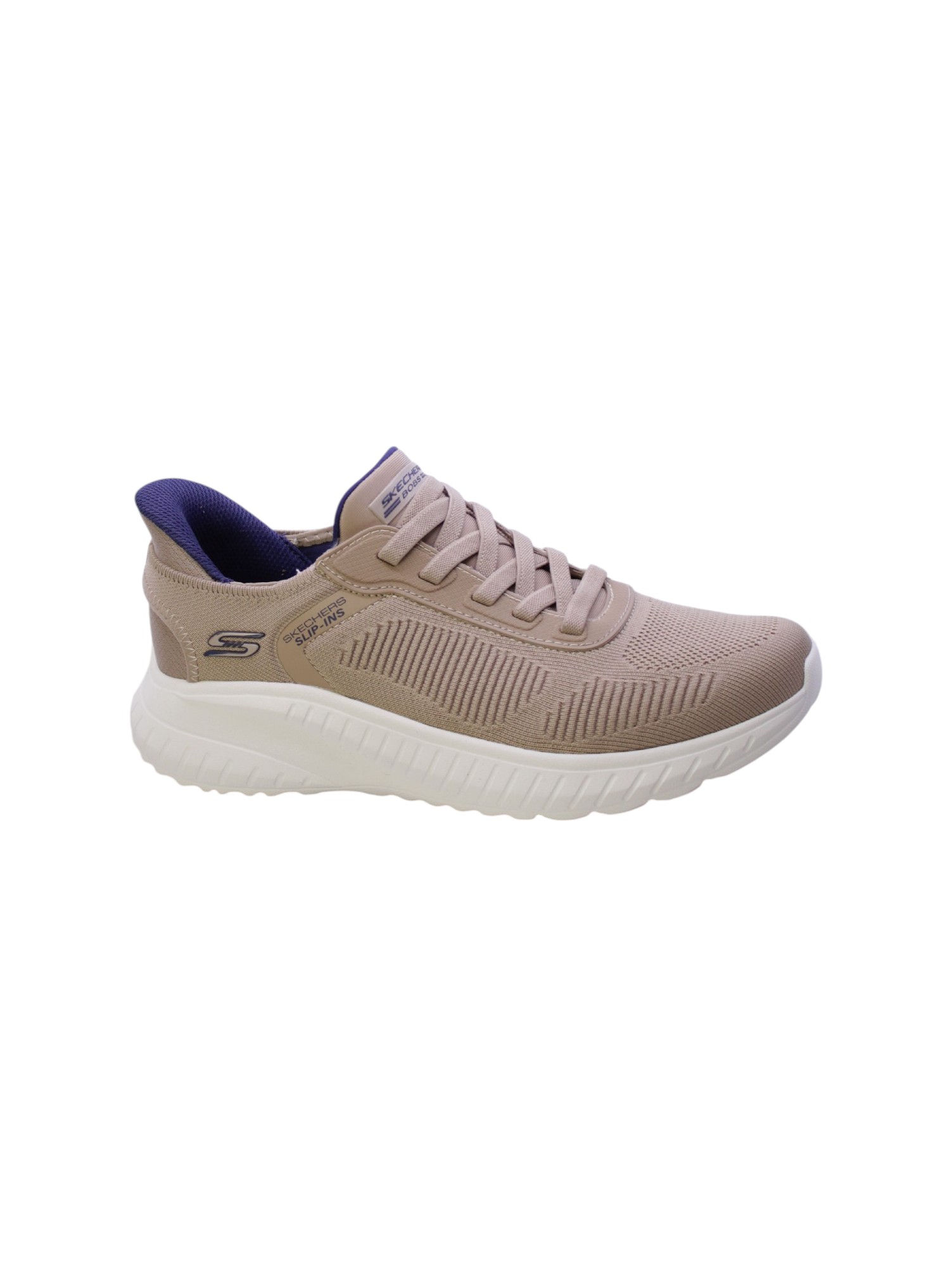 Skechers Sneakers Uomo Taupe 118312tpe Bobs Squad Chaos - Imagen 7 de 12