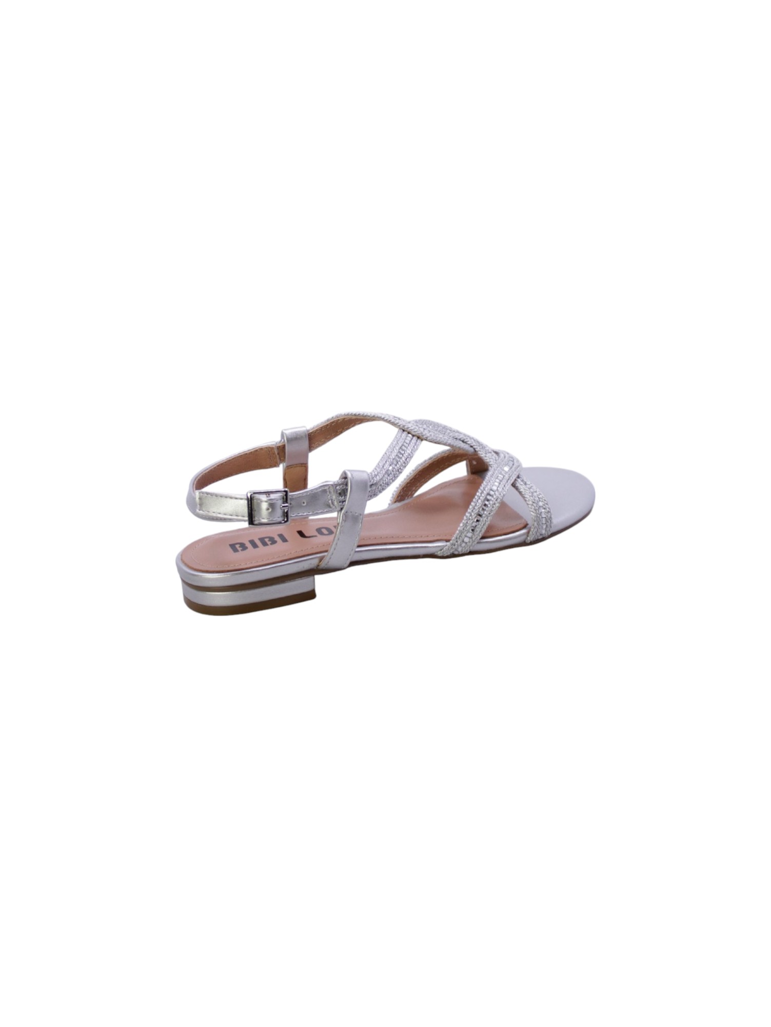 Bibi lou Sandalo Basso Strass Donna Argento 820z94hg - Imagen 12 de 12