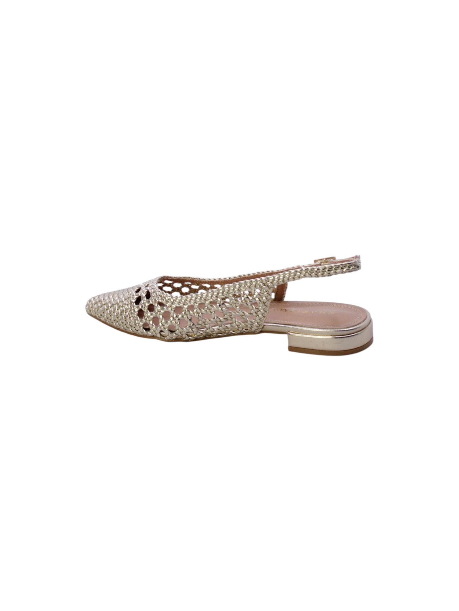 Kharisma Decollete Basso Tallone Aperto Donna Oro 9044 - Imagen 10 de 12