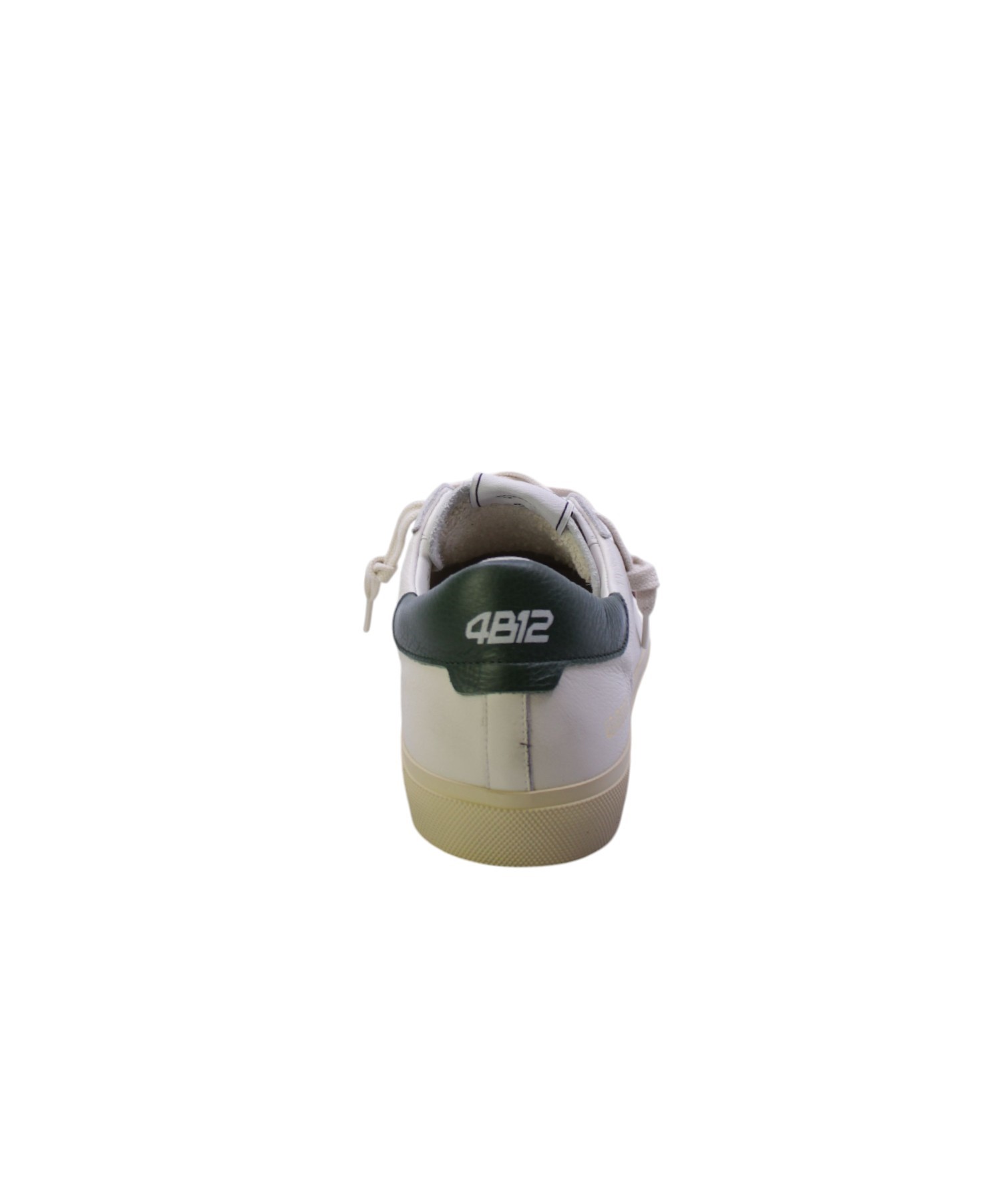 4b12 Sneakers Uomo Bianco Retro/fu003 - Imagen 11 de 12