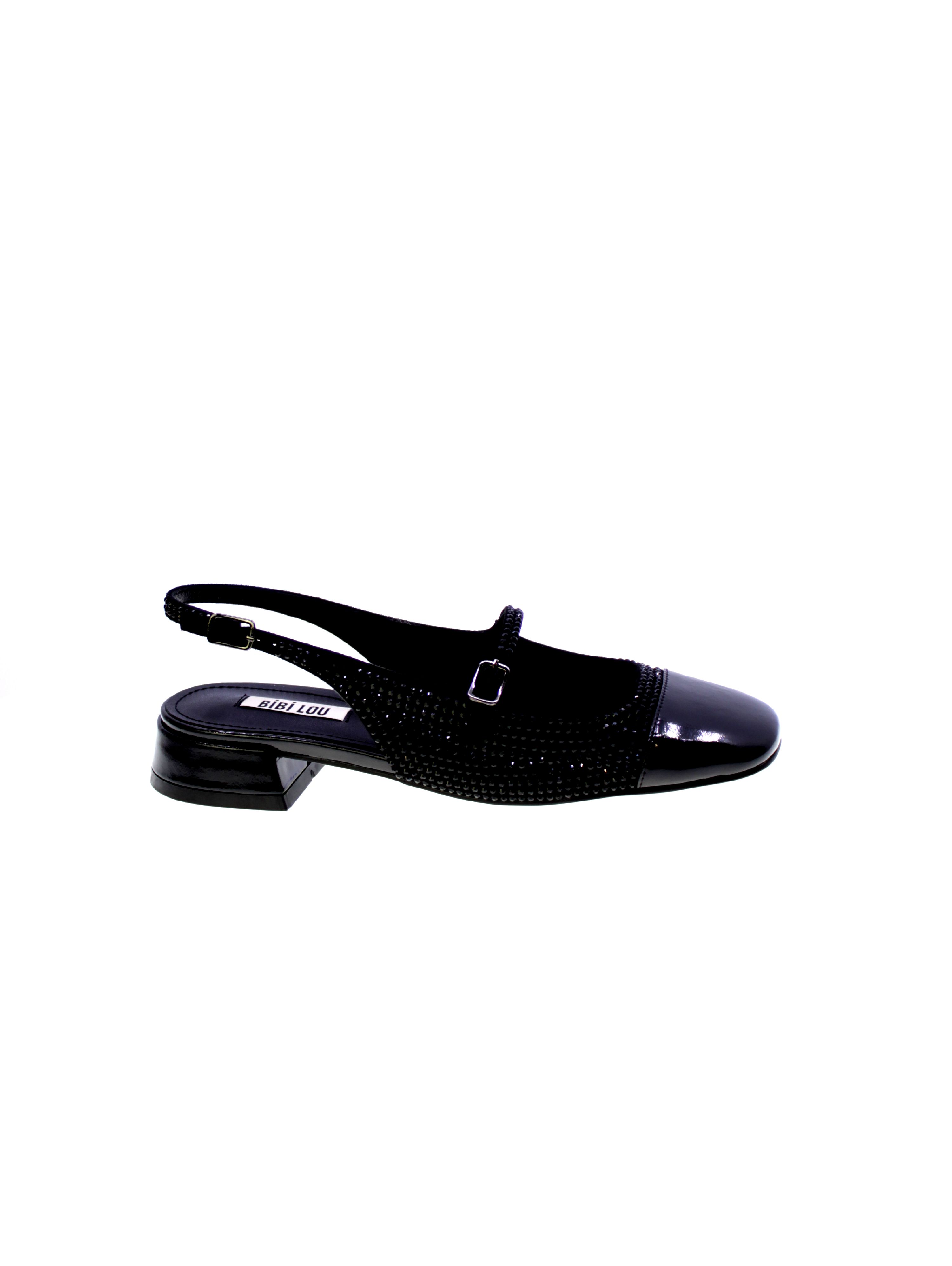Bibi lou Decollete Tallone Aperto Donna Nero 704z00vk - Imagen 7 de 12