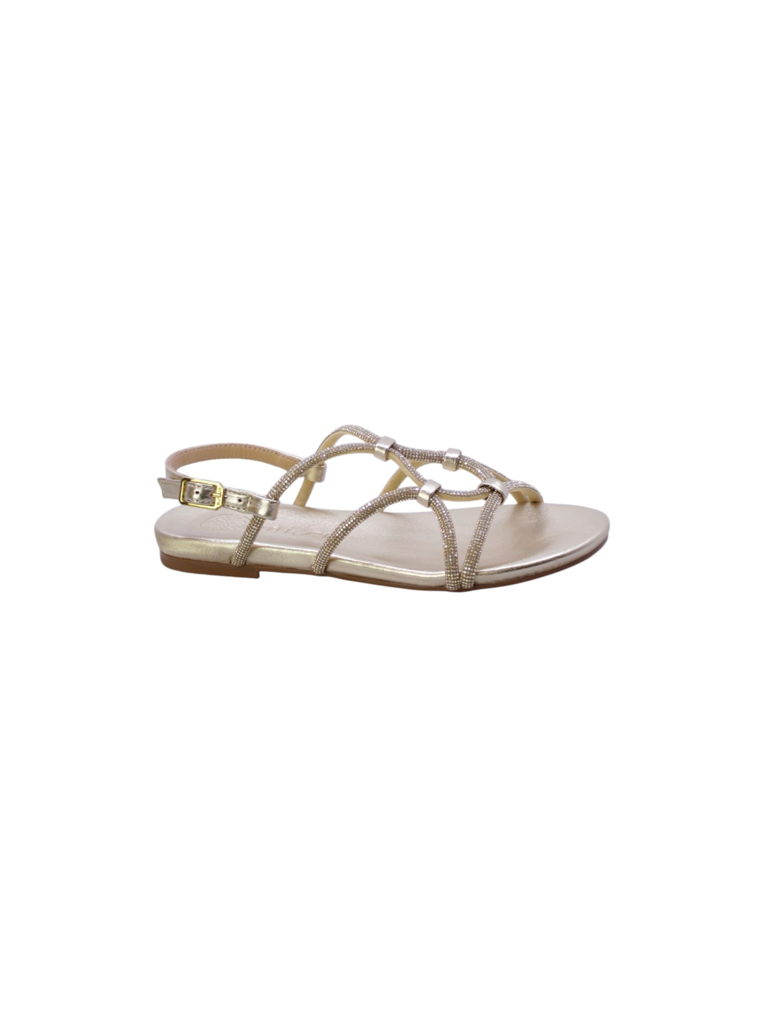 Unisa Sandalo Basso Strass Donna Platino Cooper - Imagen 7 de 12