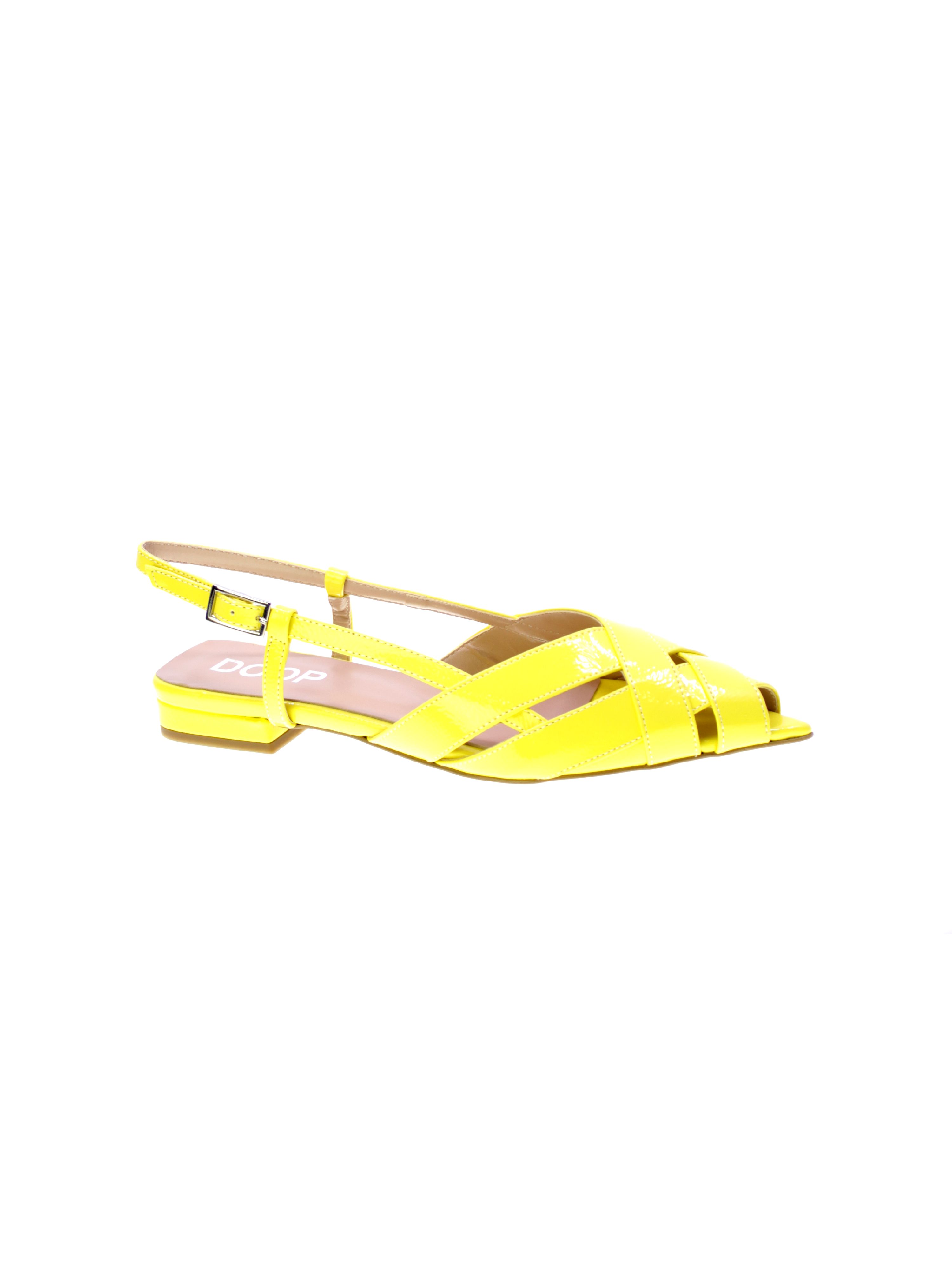 Doop Decollete Basso Tallone Aperto Donna Giallo 035 - Imagen 7 de 12