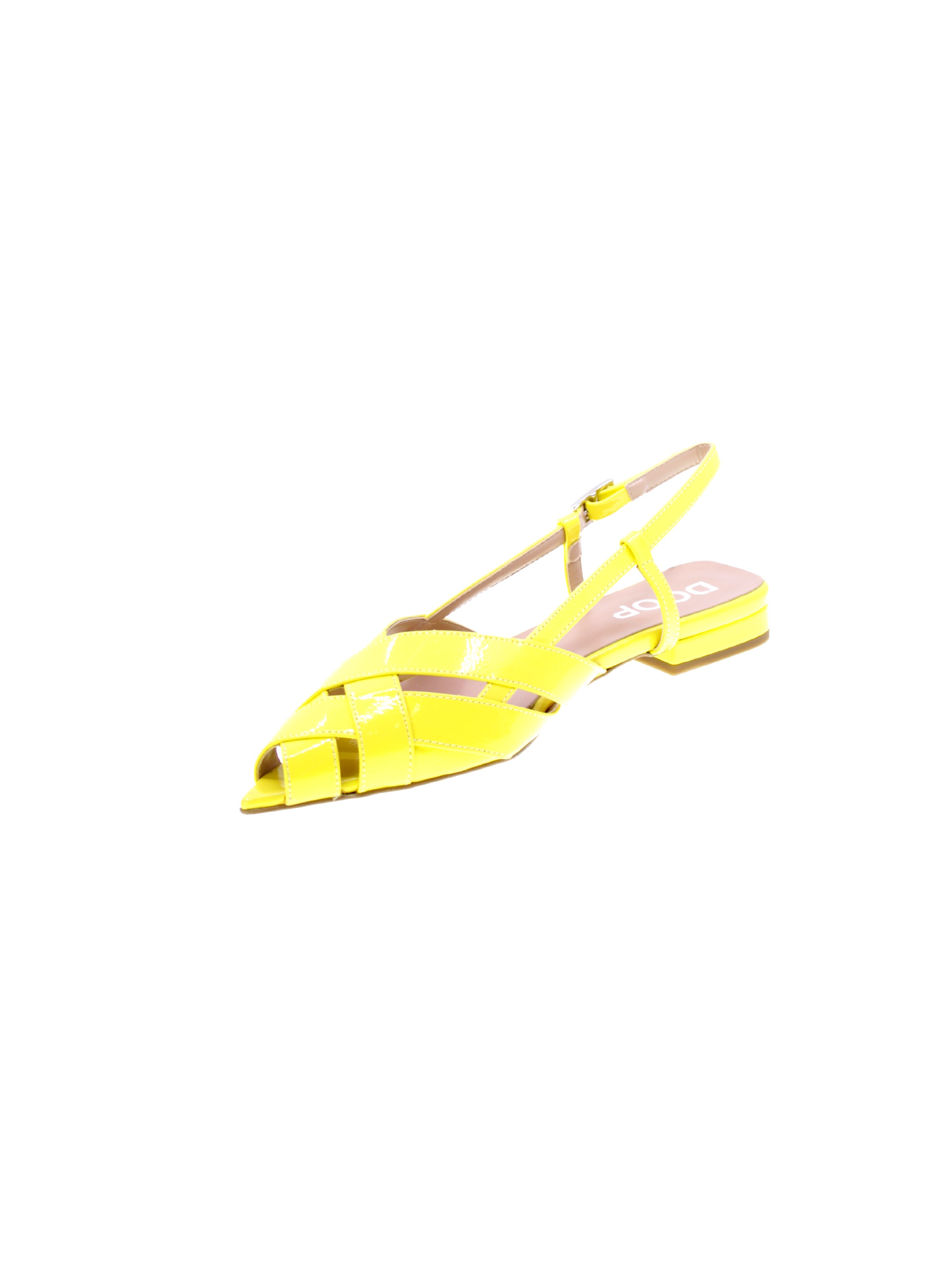 Doop Decollete Basso Tallone Aperto Donna Giallo 035 - Imagen 9 de 12