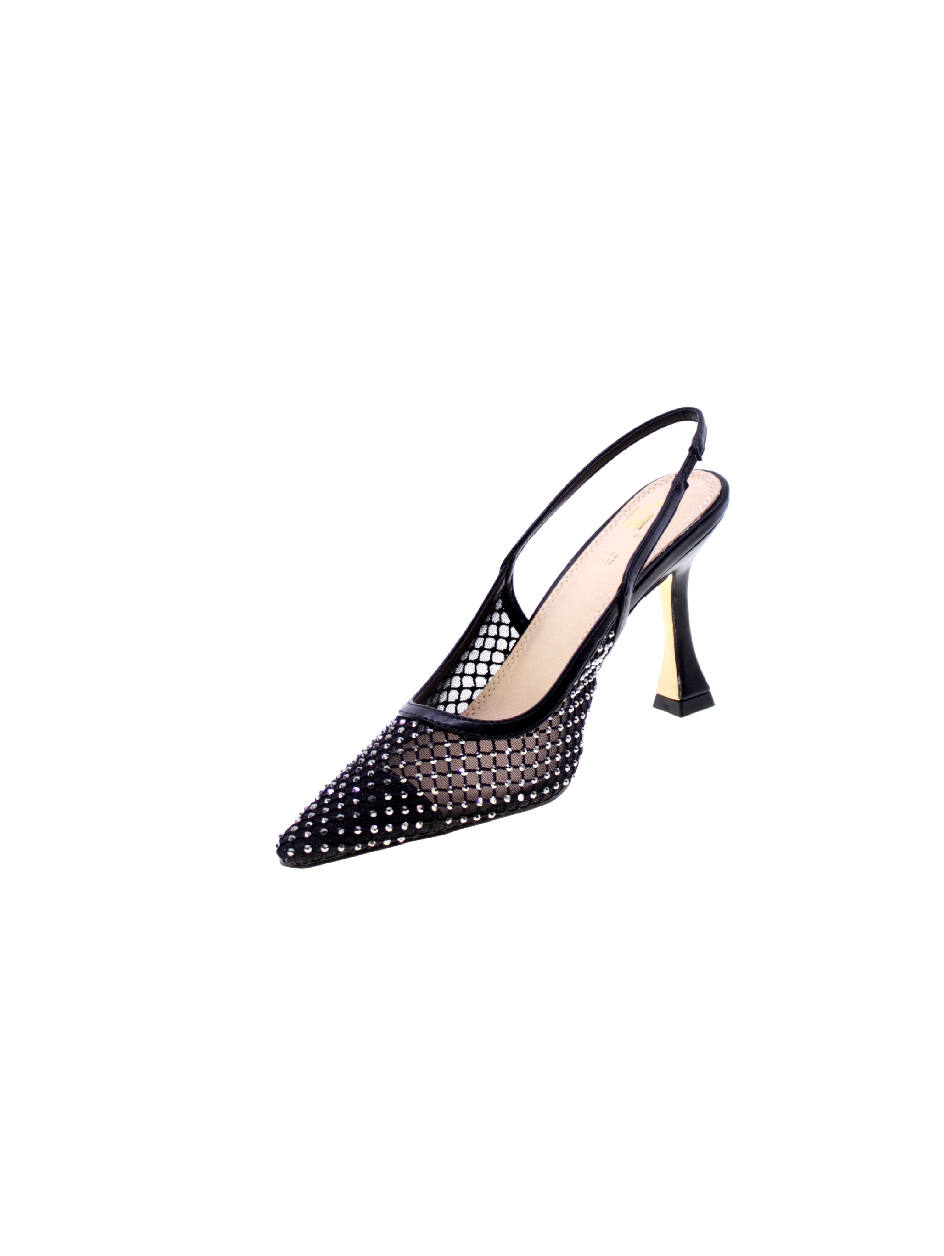 Gold&gold Decollete Tallone Aperto Strass Donna Nero Gd - Imagen 9 de 12