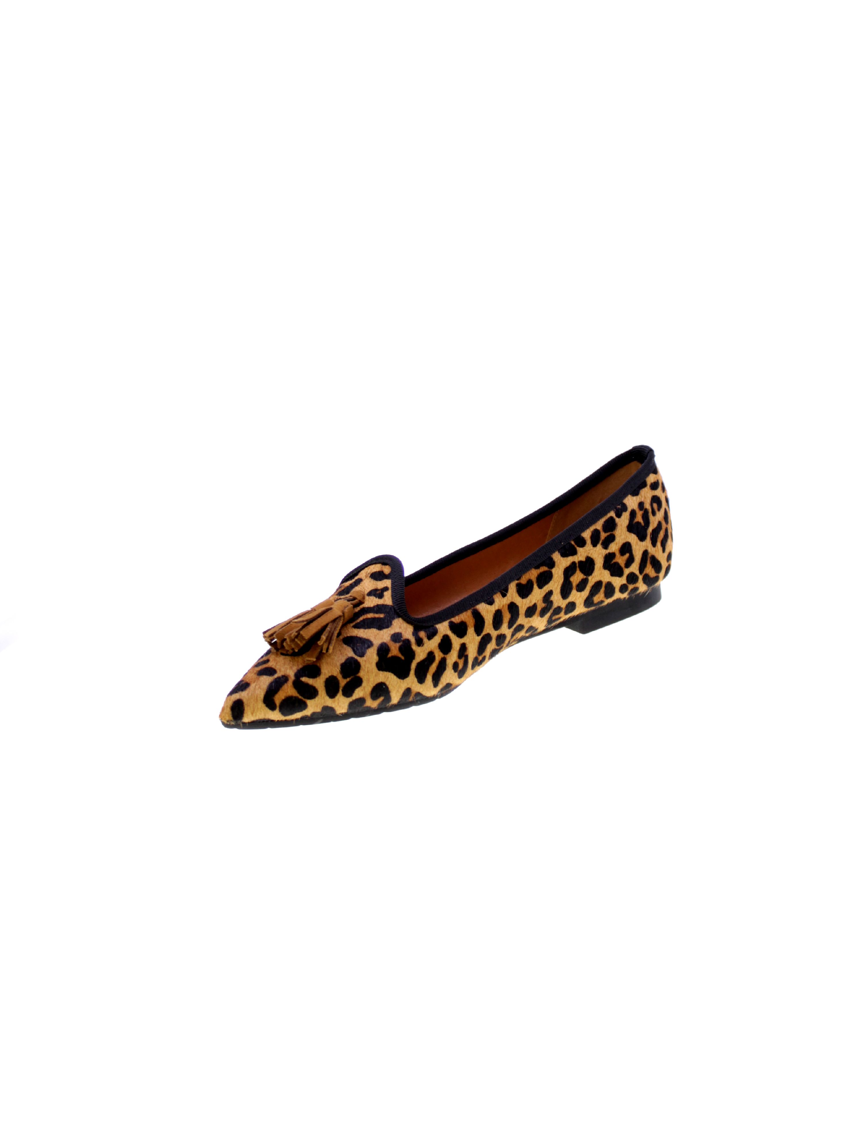 Francesco milano Decollete Ballerina Donna Leopardato A - Imagen 9 de 12