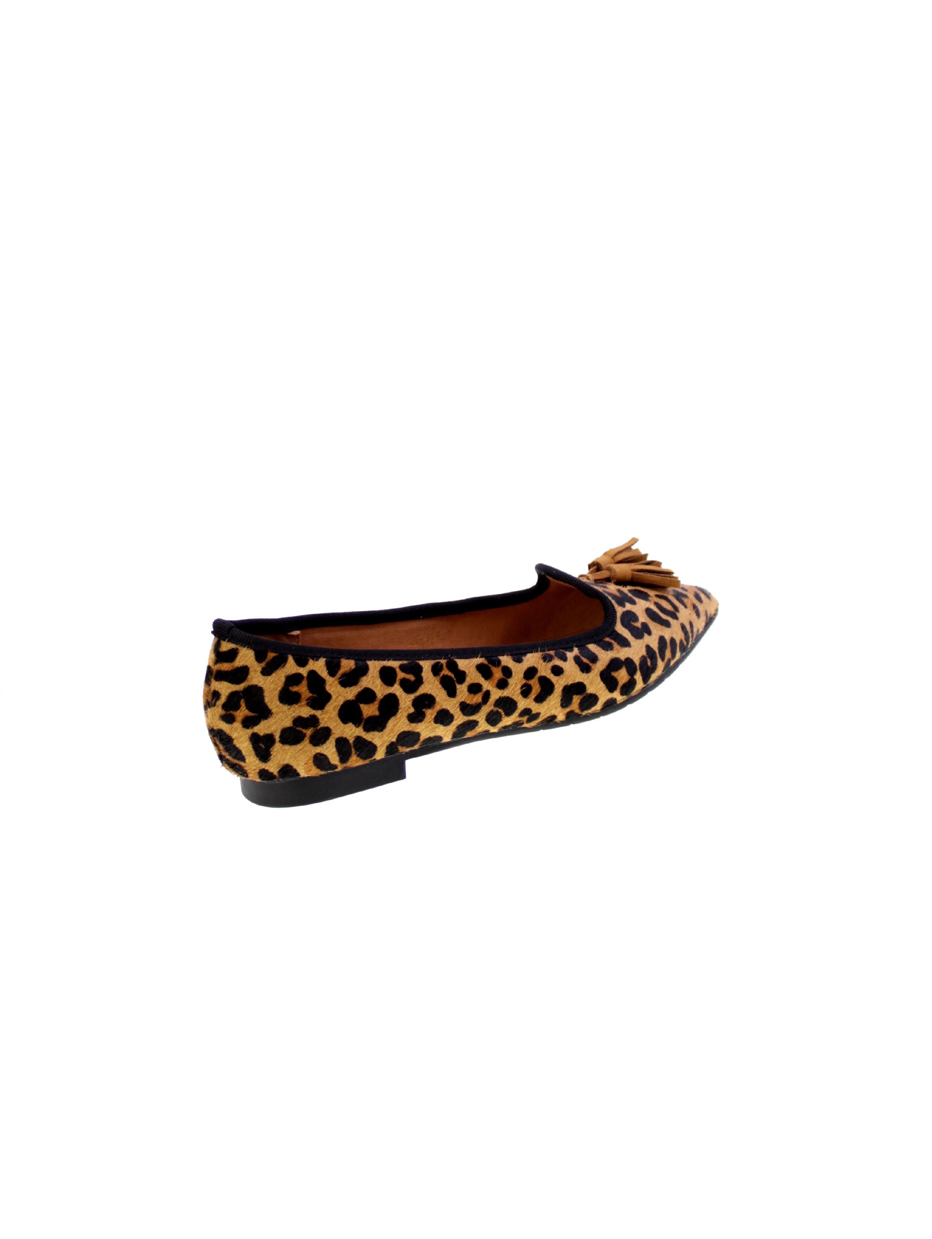 Francesco milano Decollete Ballerina Donna Leopardato A - Imagen 12 de 12
