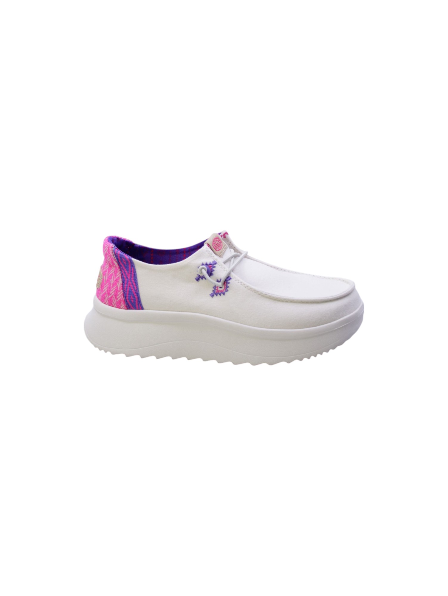 Hey dude Mocassino Donna Bianco Pink Hd41946/102 Wendy - Imagen 7 de 12