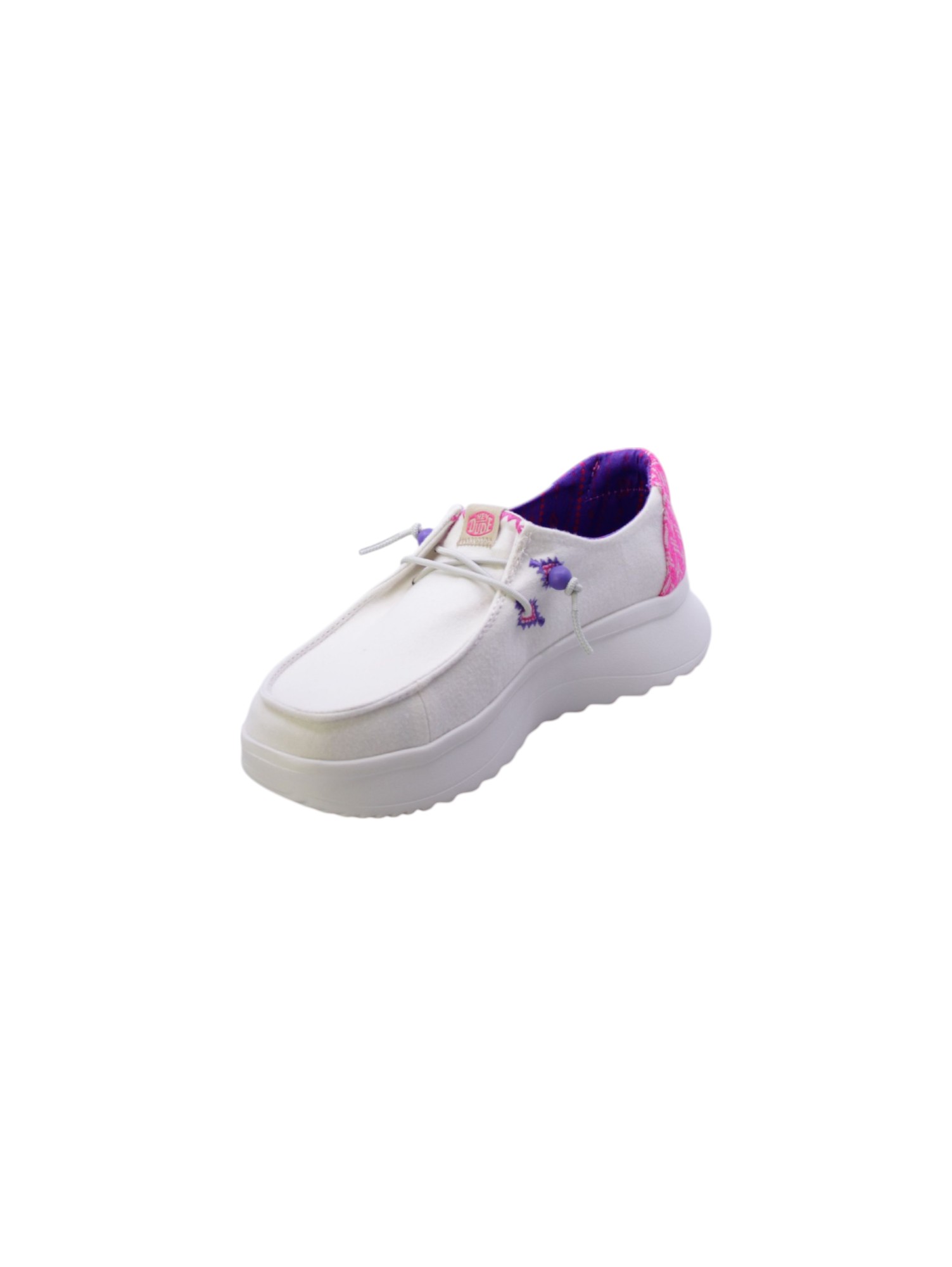 Hey dude Mocassino Donna Bianco Pink Hd41946/102 Wendy - Imagen 9 de 12