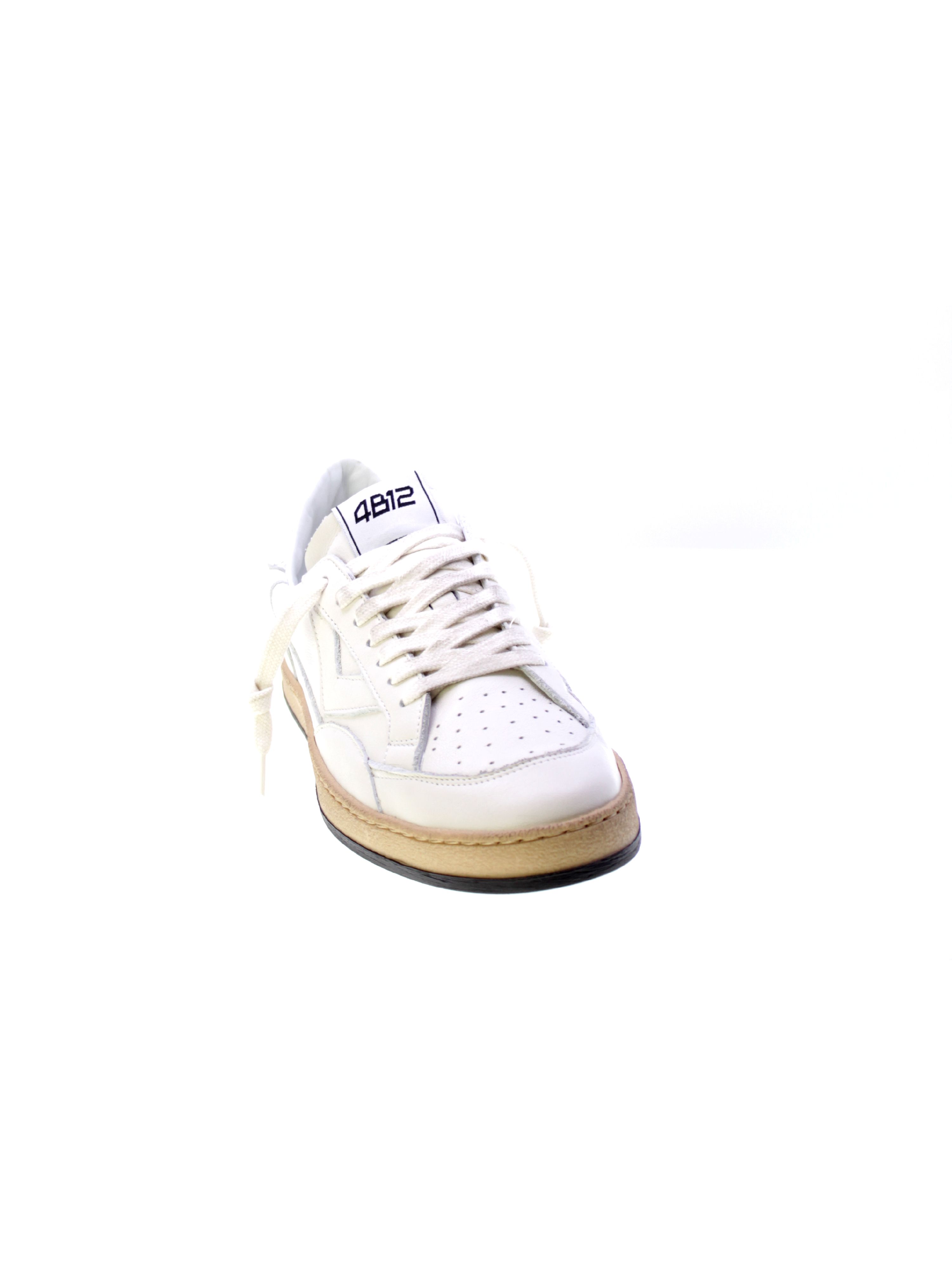 4b12 Herren Sneaker Weiß Playnew-u131 - Bild 8 von 12