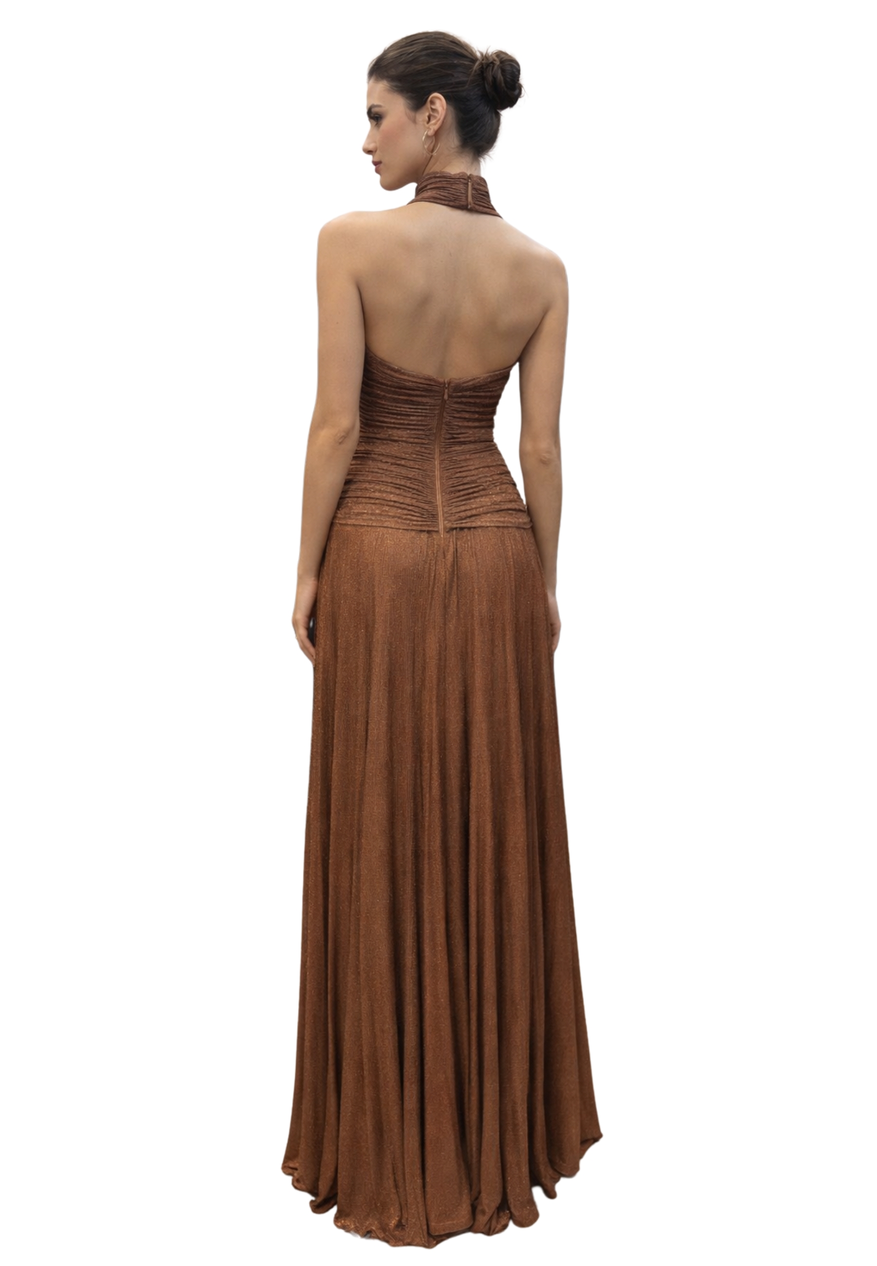Frauen Kleid Elisabetta Franchi Laminat