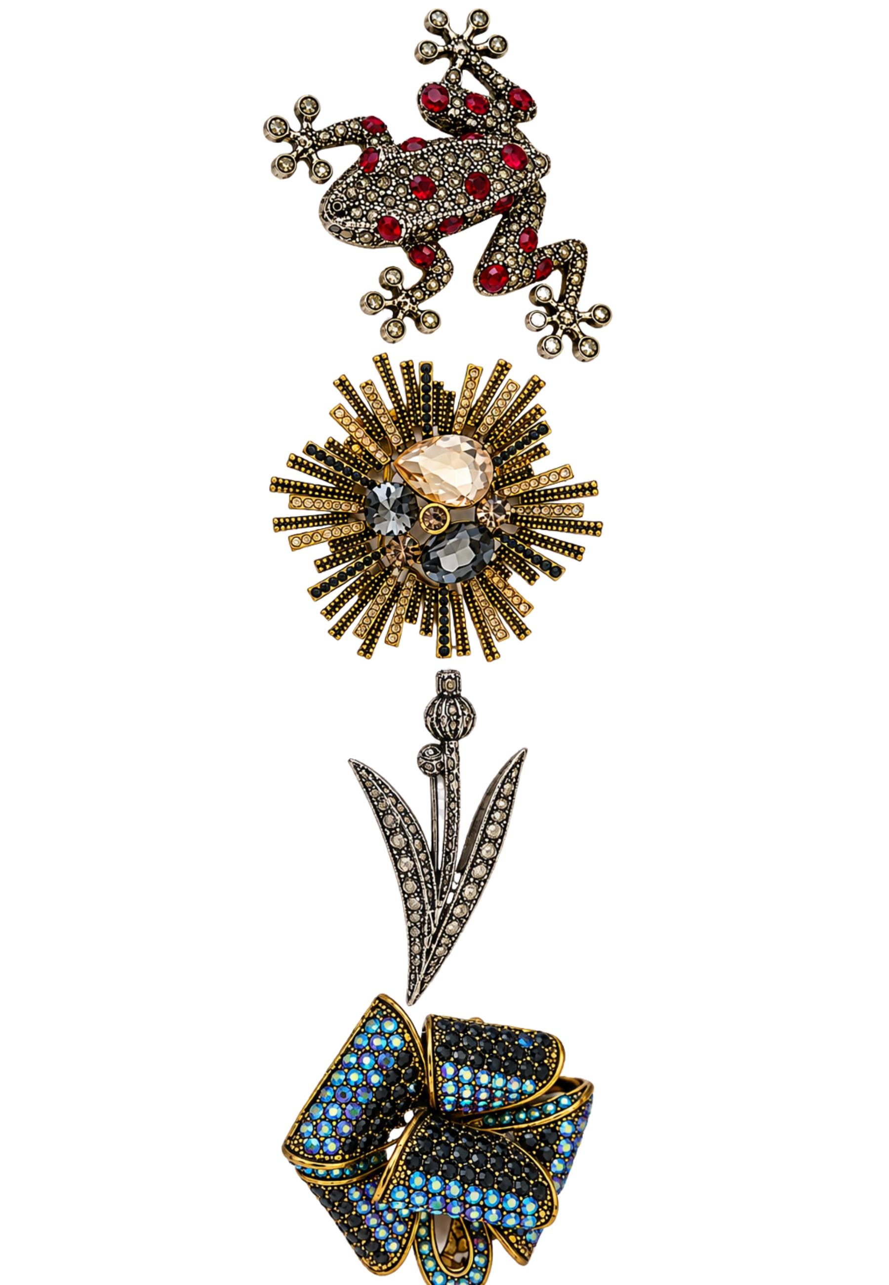 pins Akep conjunto de tres Una joya