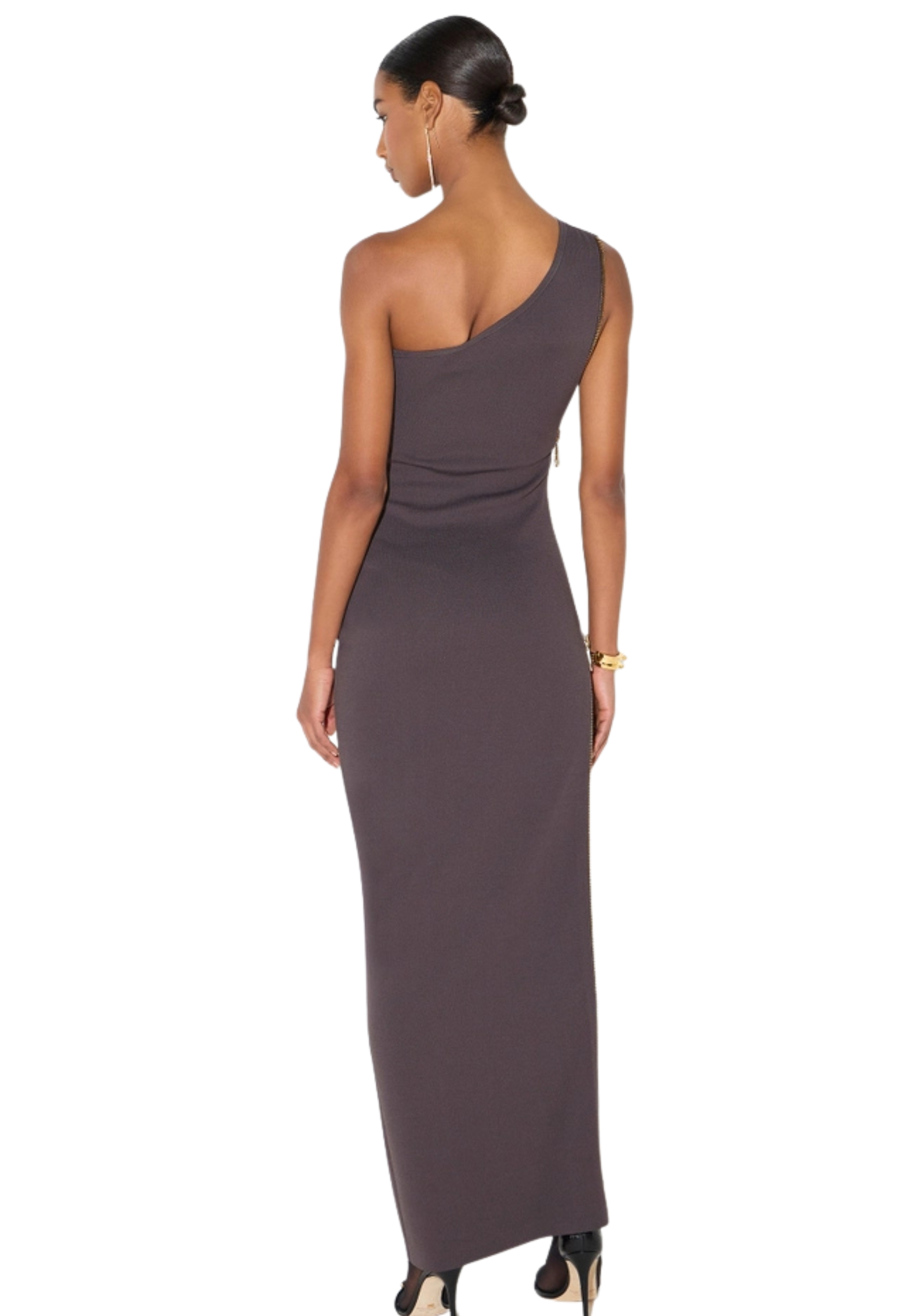 Kleid aus Baumwolle Elisabetta Franchi mit Reißverschluss