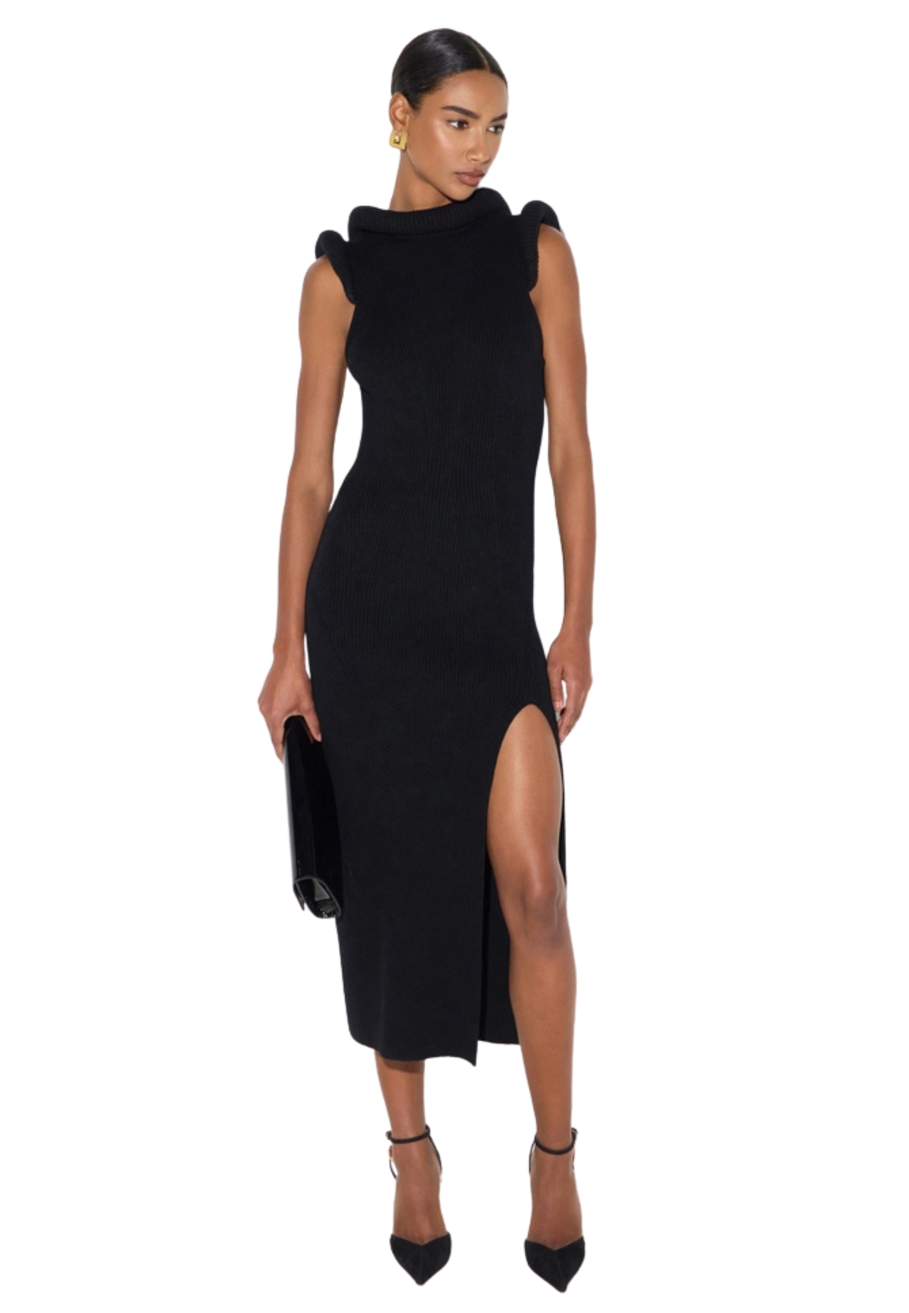 knitted dress Elisabetta Franchi with 3D details