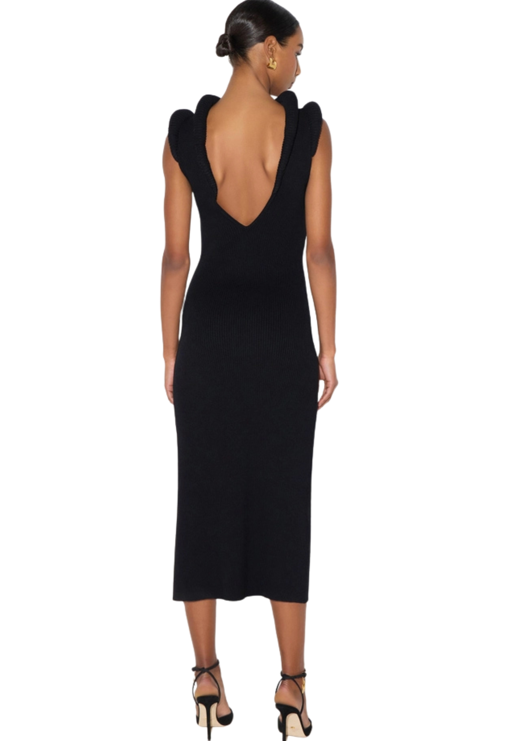 knitted dress Elisabetta Franchi with 3D details
