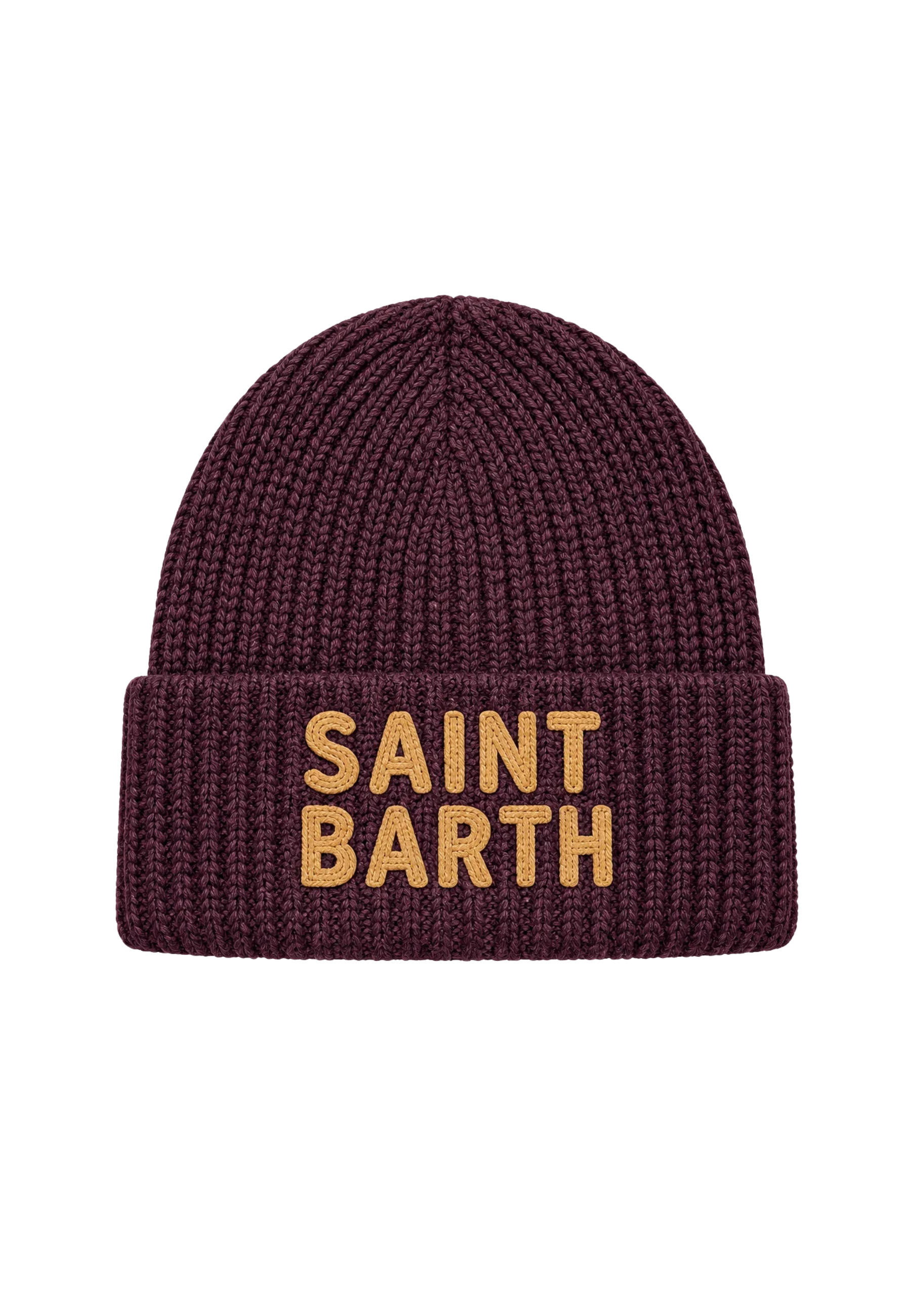 Beret Saint Barth logo in reliëf
