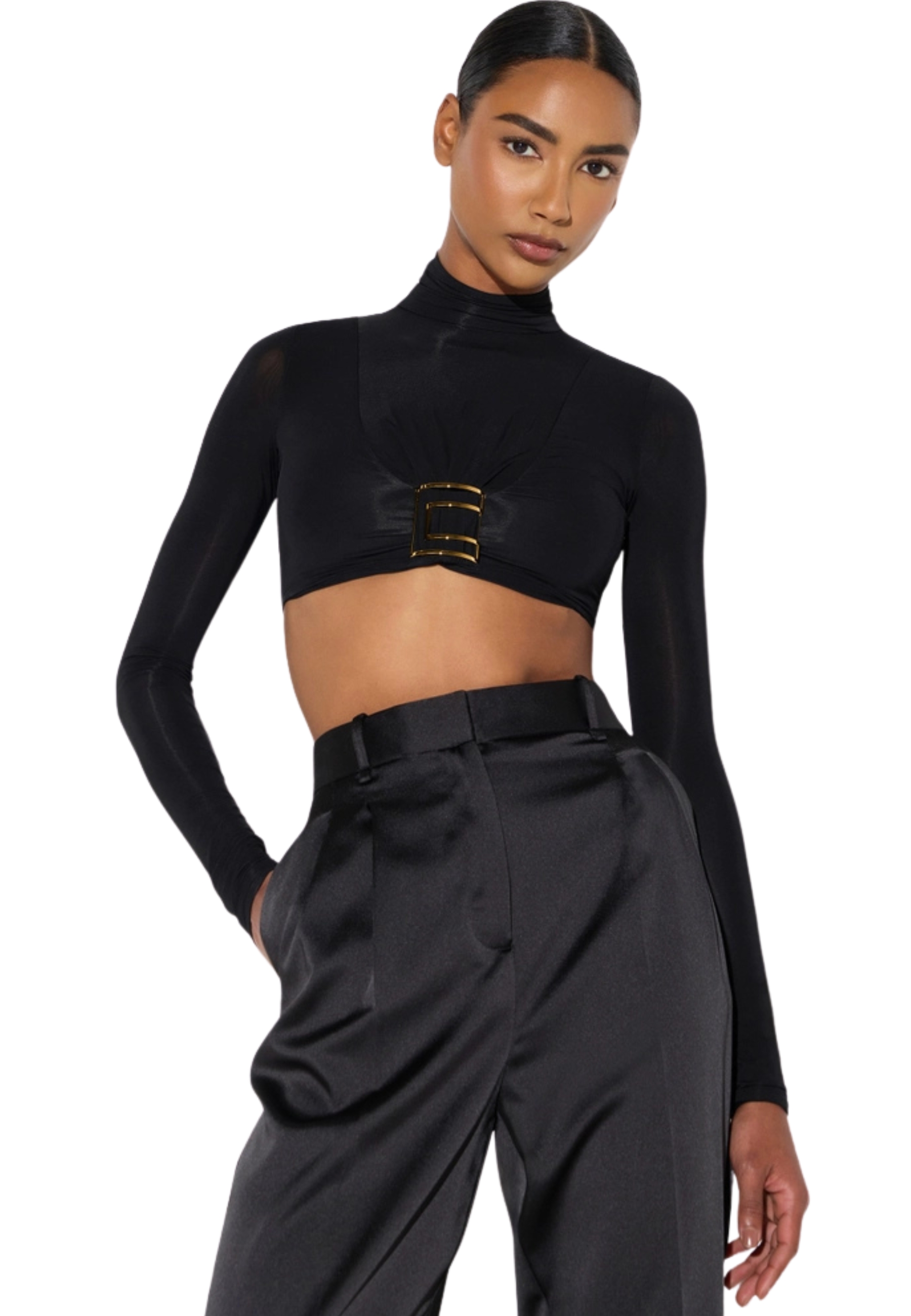 BODY IN JERSEY ELISABETTA FRANCHI CON LOGO GIOIELLO 