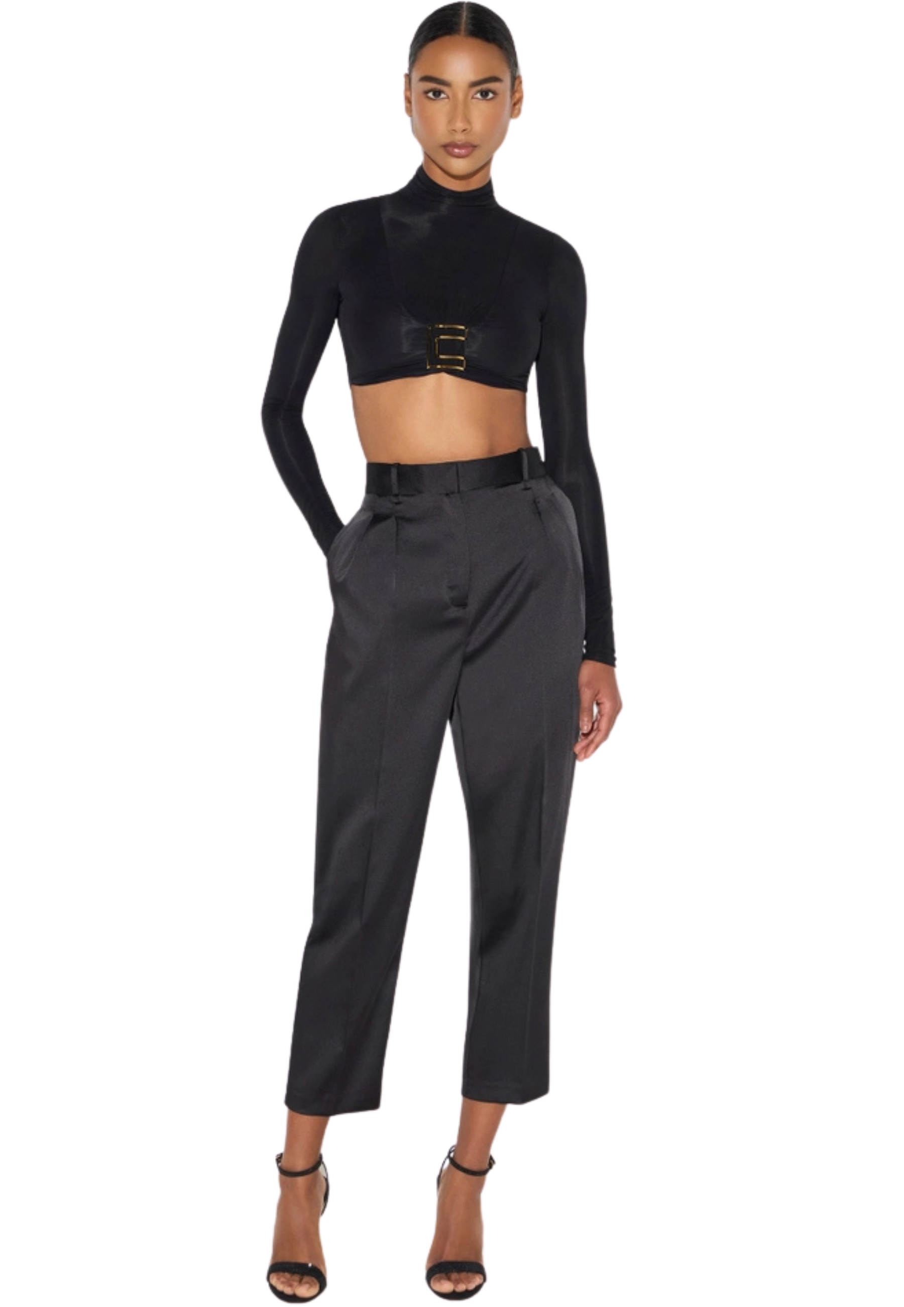 BODY IN JERSEY ELISABETTA FRANCHI CON LOGO GIOIELLO 