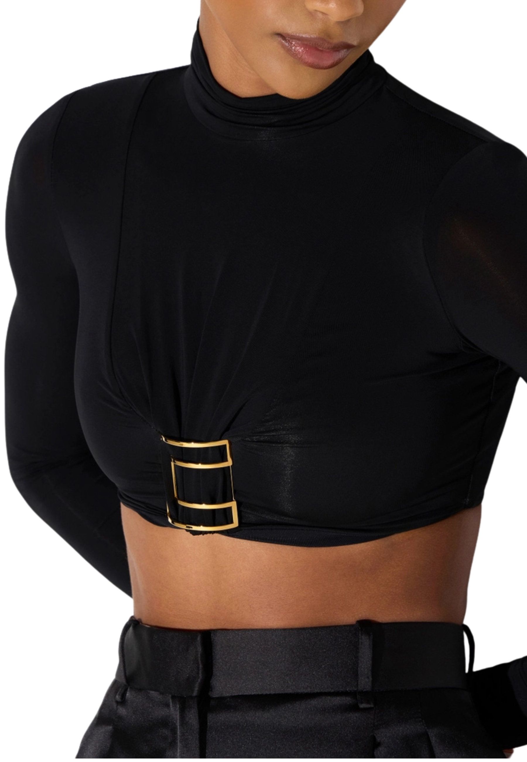 BODY IN JERSEY ELISABETTA FRANCHI CON LOGO GIOIELLO 
