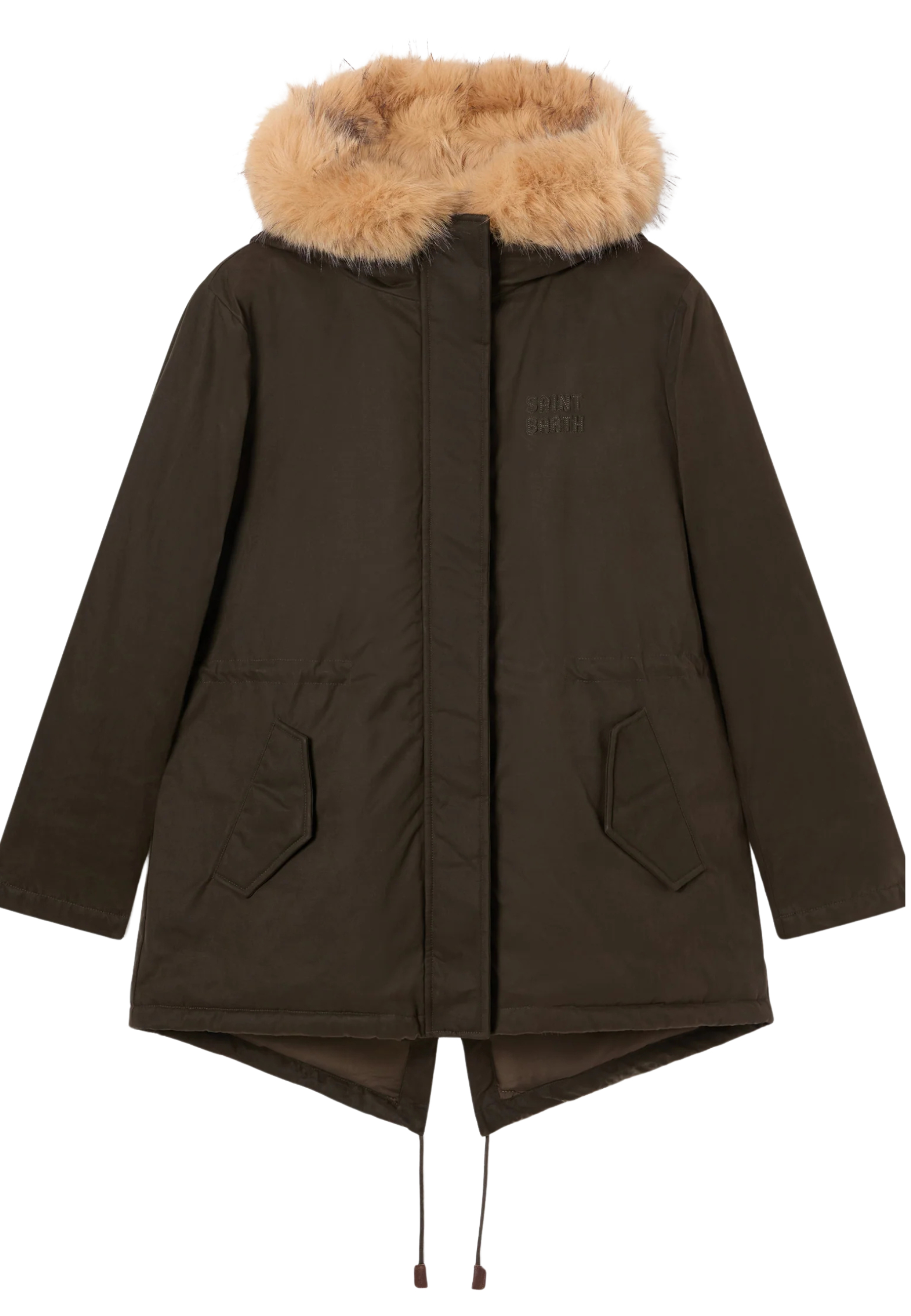 Parka Saint Barth with embroidered logo