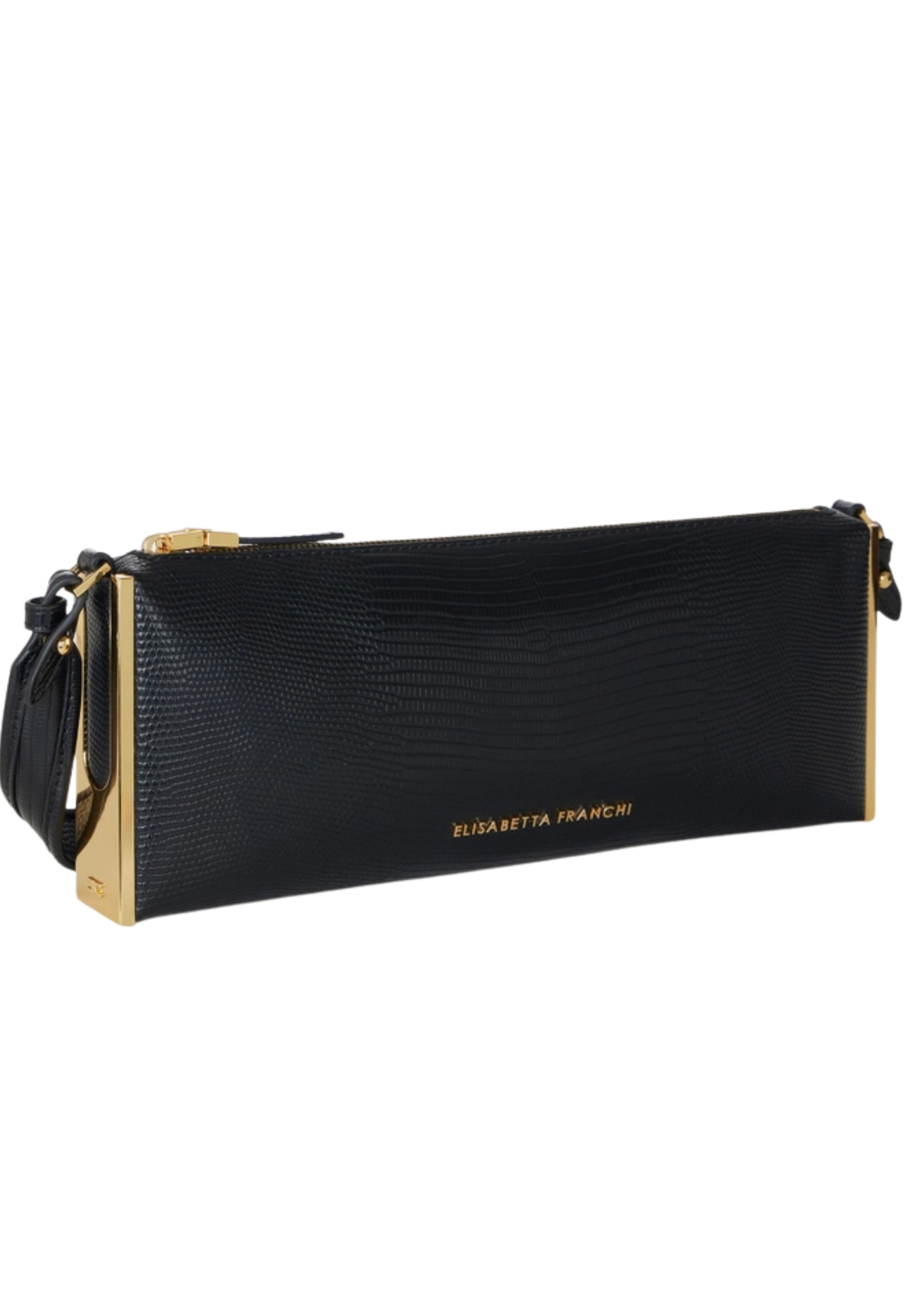 Bolso de hombro Elisabetta Franchi Impresión de lagarto