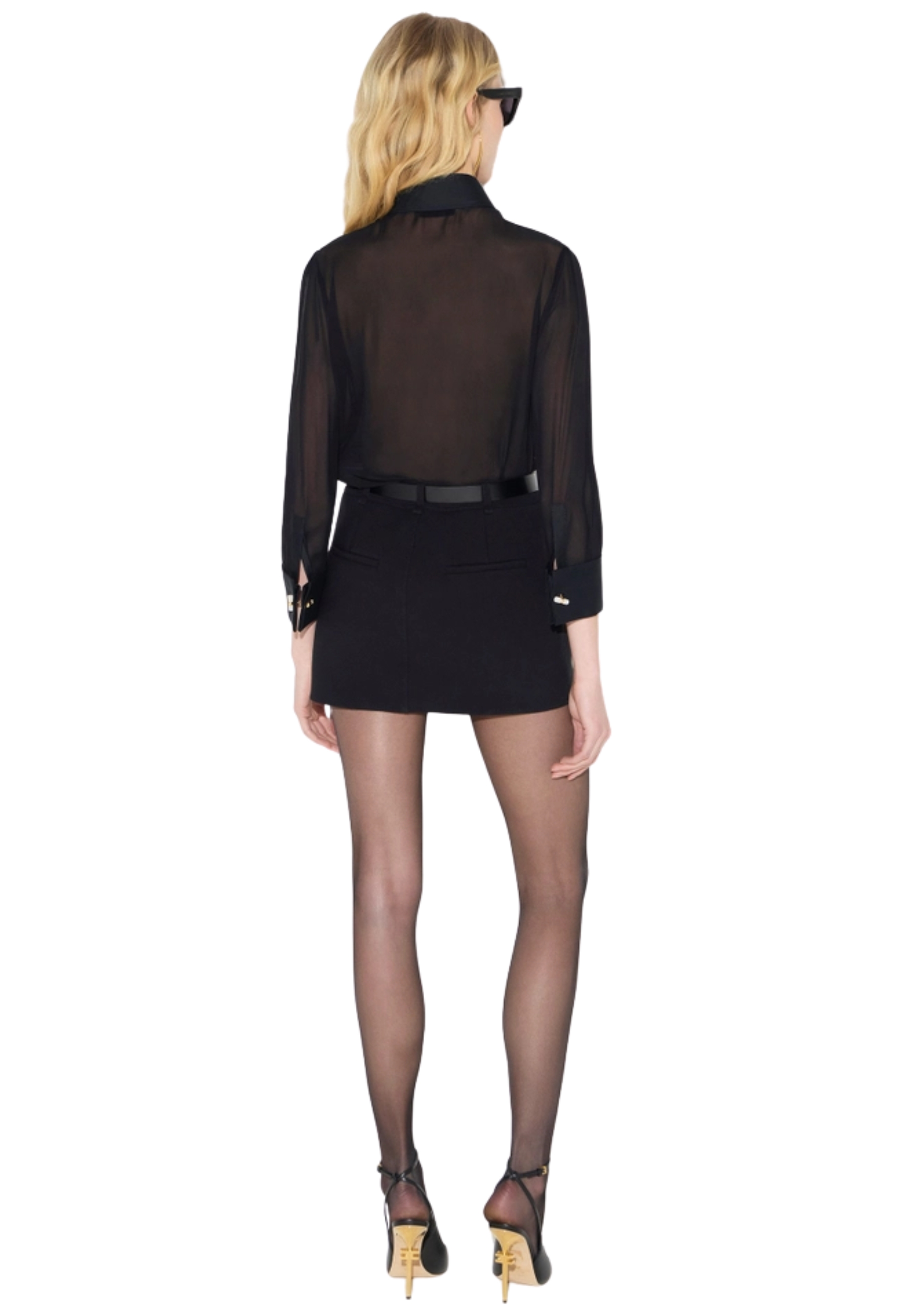 Chemise Elisabetta Franchi en géogette avec ruches