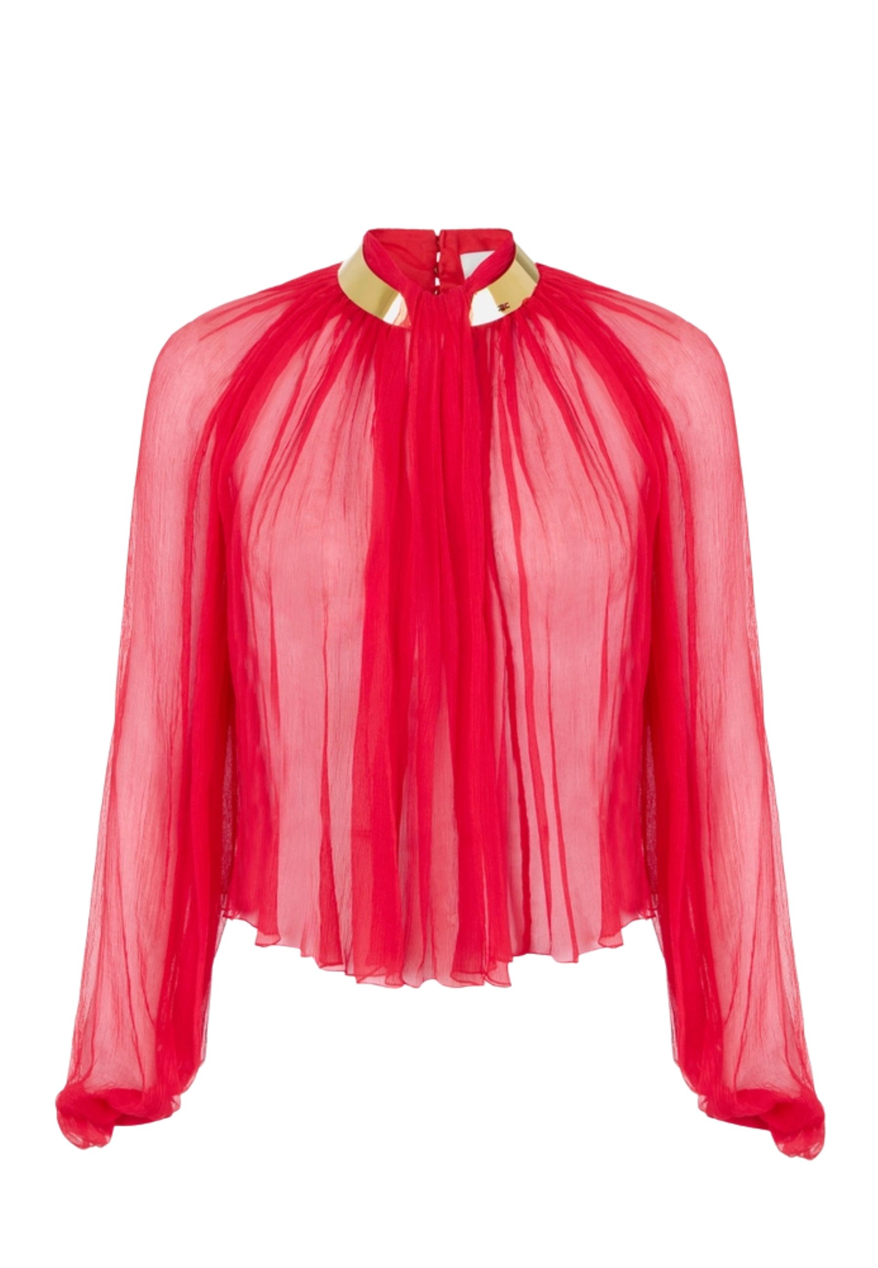 blush with Elisabetta Franchi jewel neck
