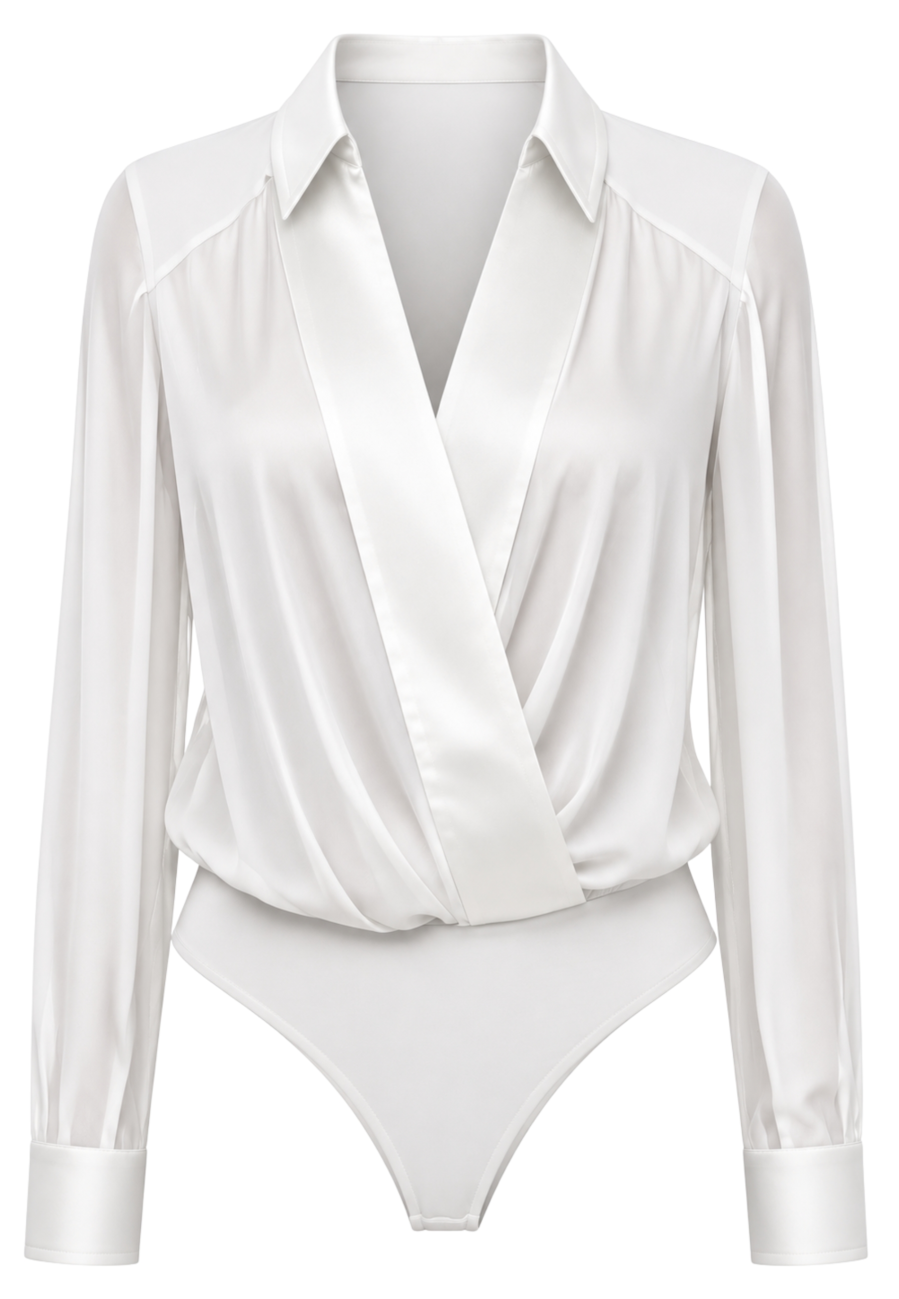 cuerpo Elisabetta Franchi con cuello satinado