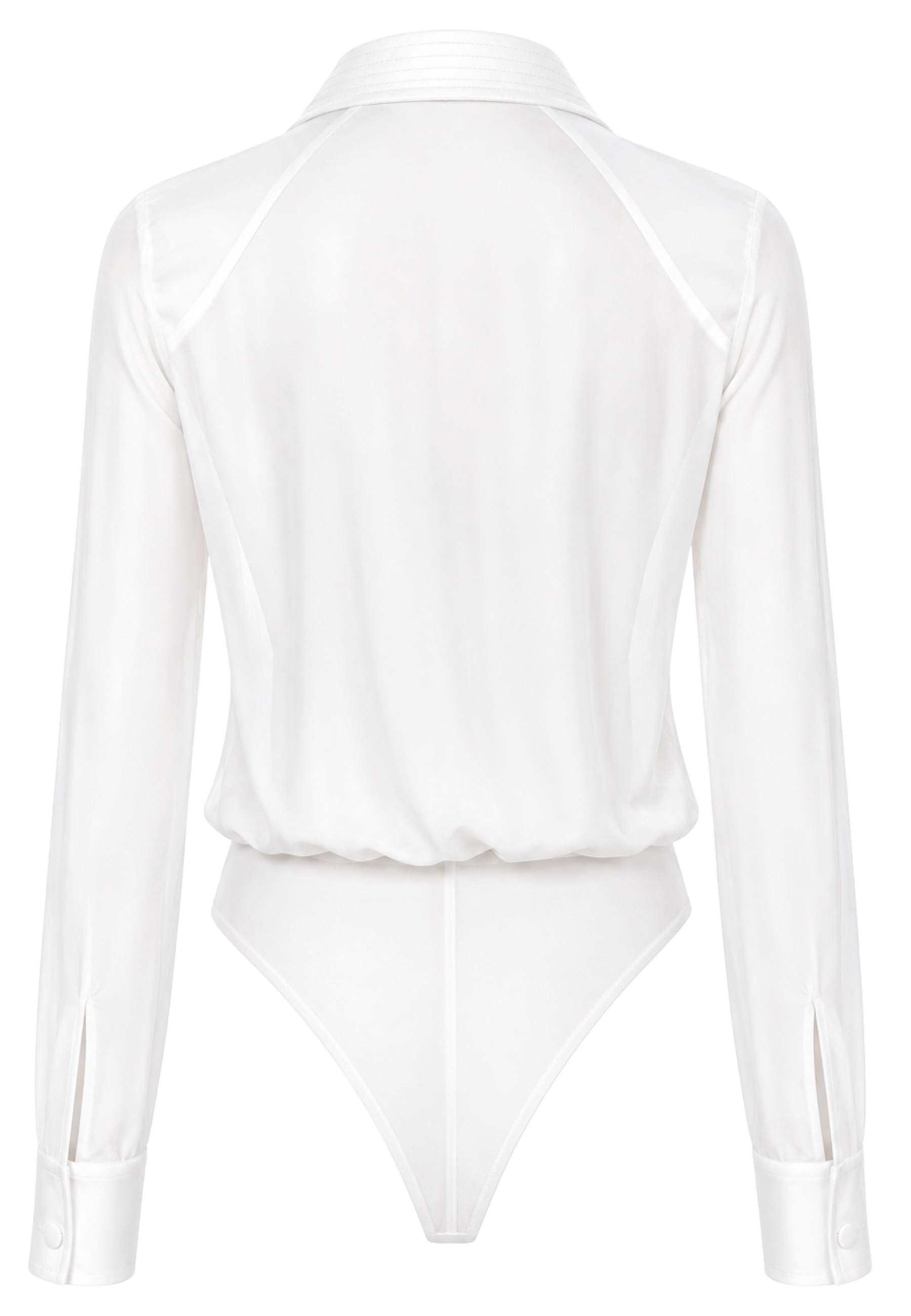 cuerpo Elisabetta Franchi con cuello satinado