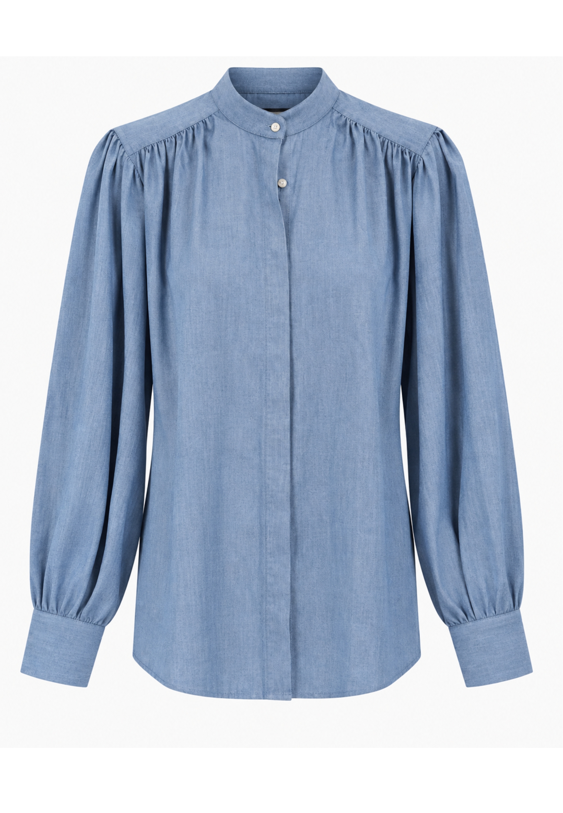 Blouse coréenne Marsem Denim lavé