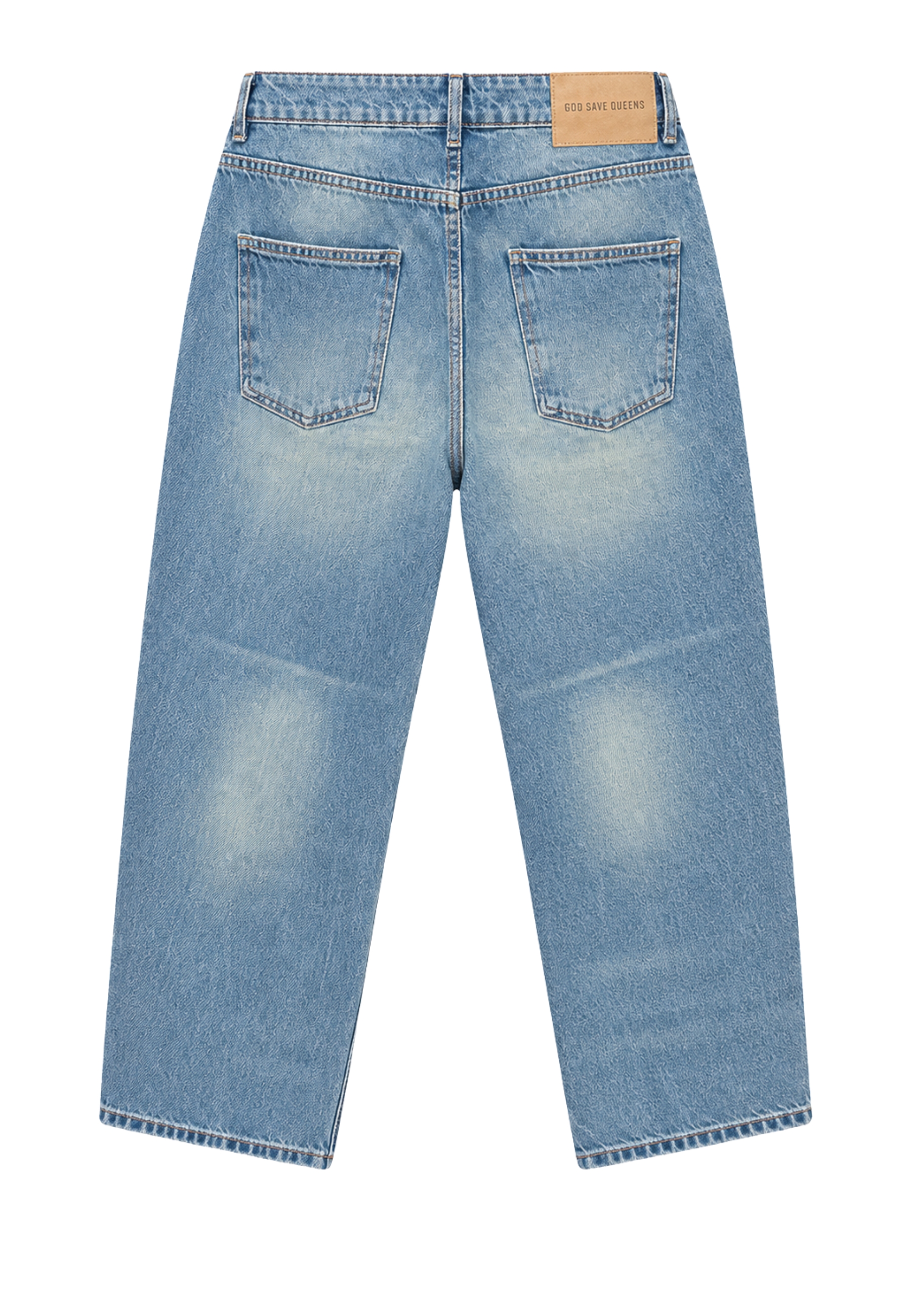 jeans God Save Denim bleu